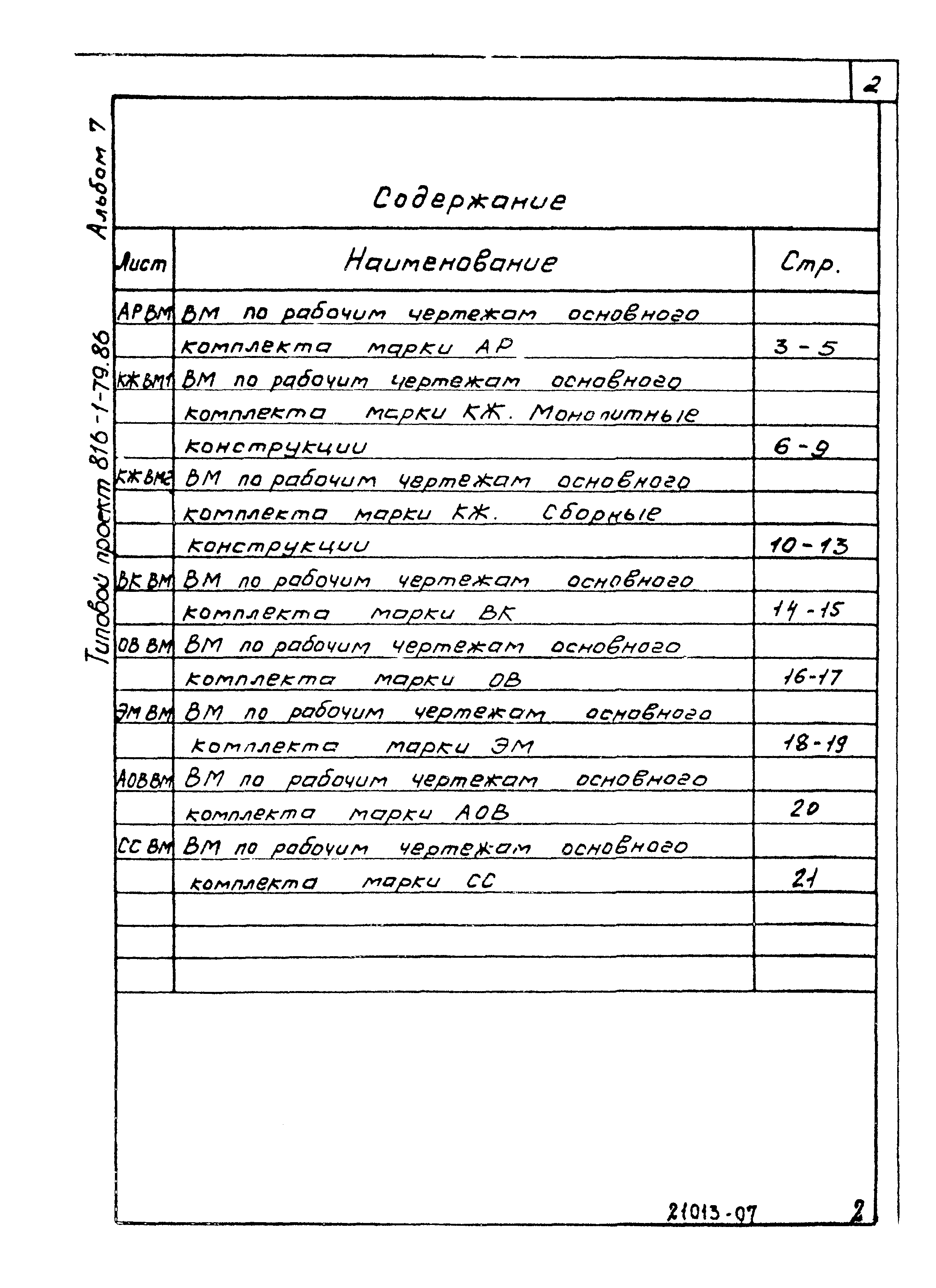 Типовой проект 816-1-79.86