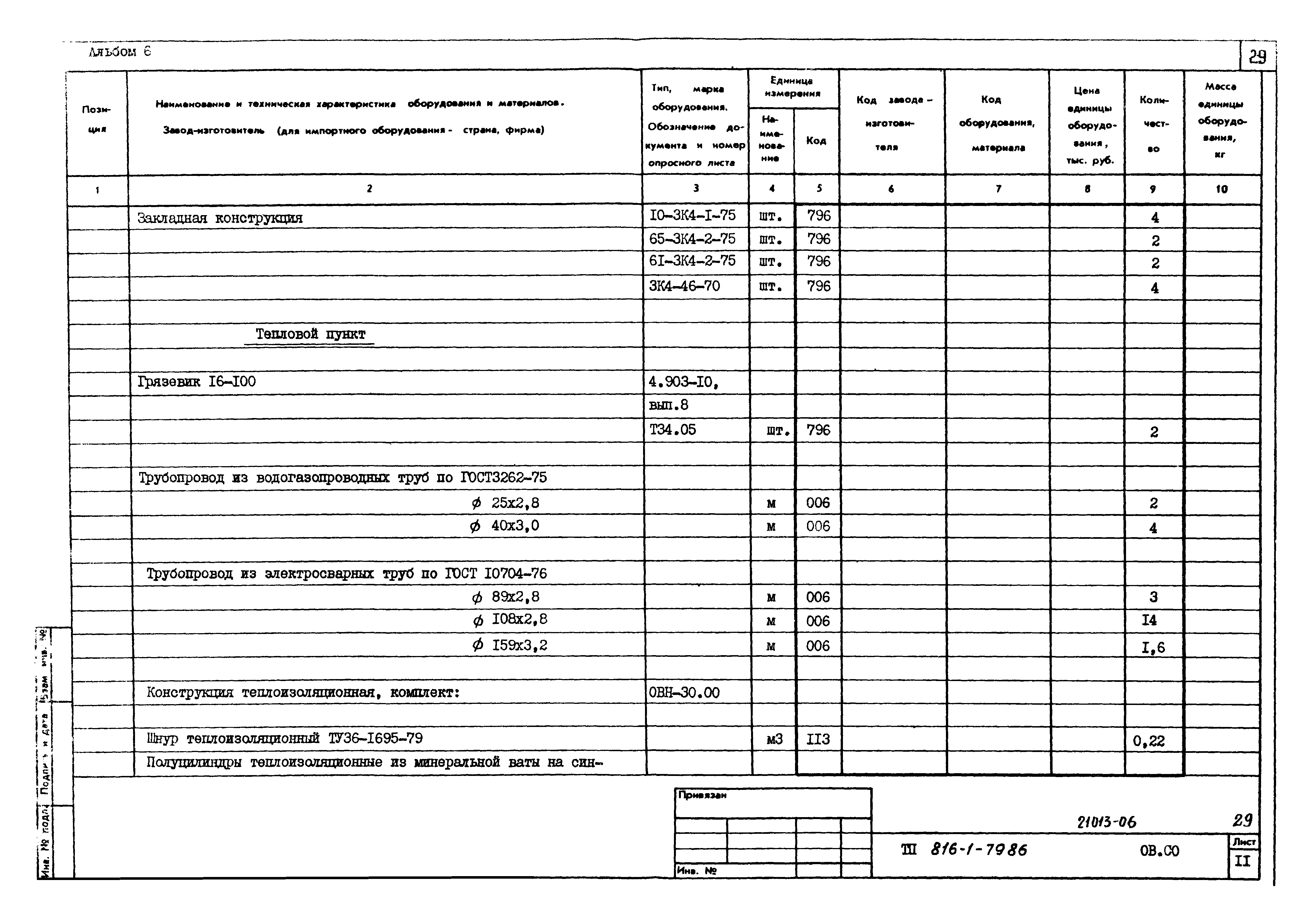 Типовой проект 816-1-79.86