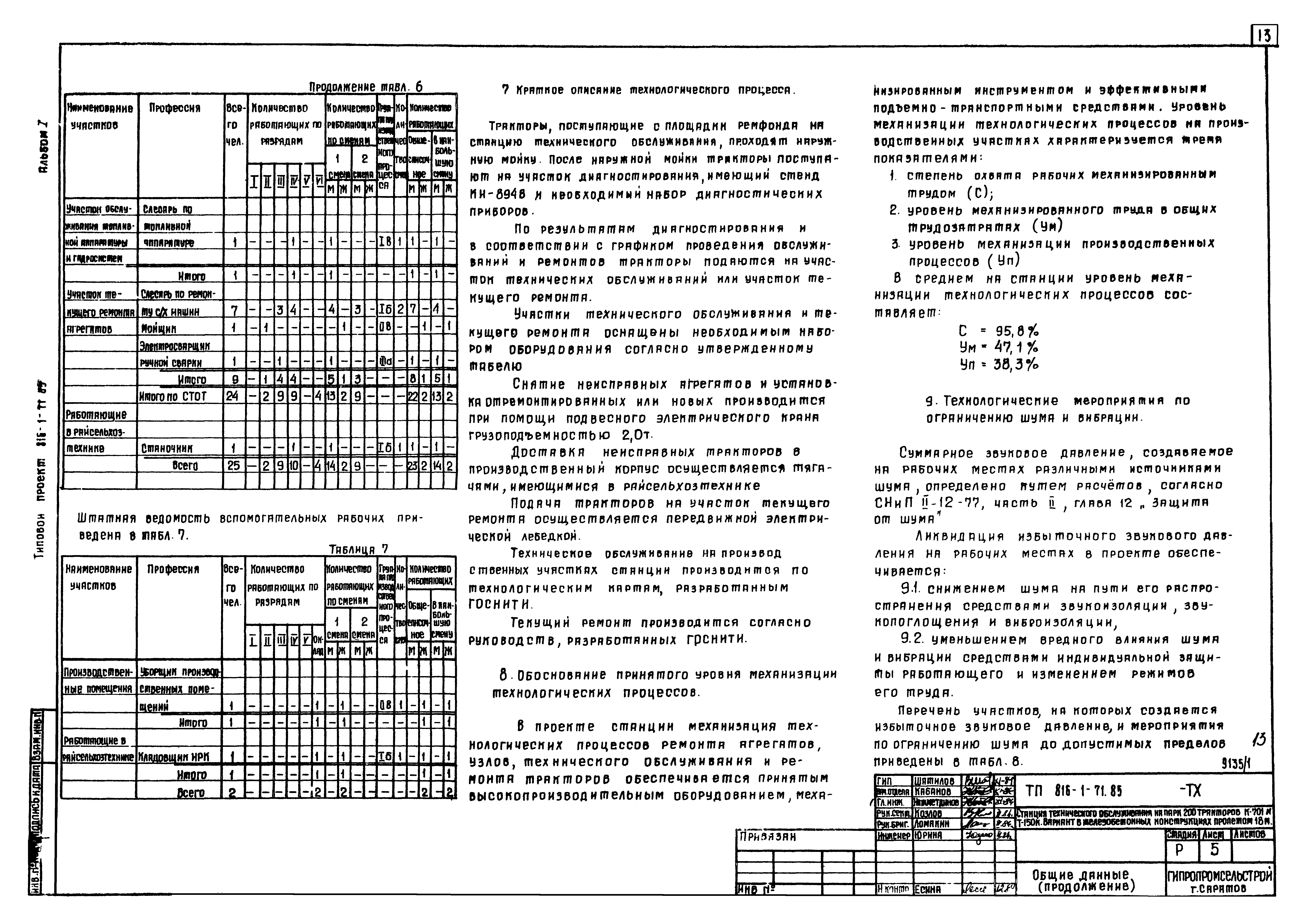 Типовой проект 816-1-71.85