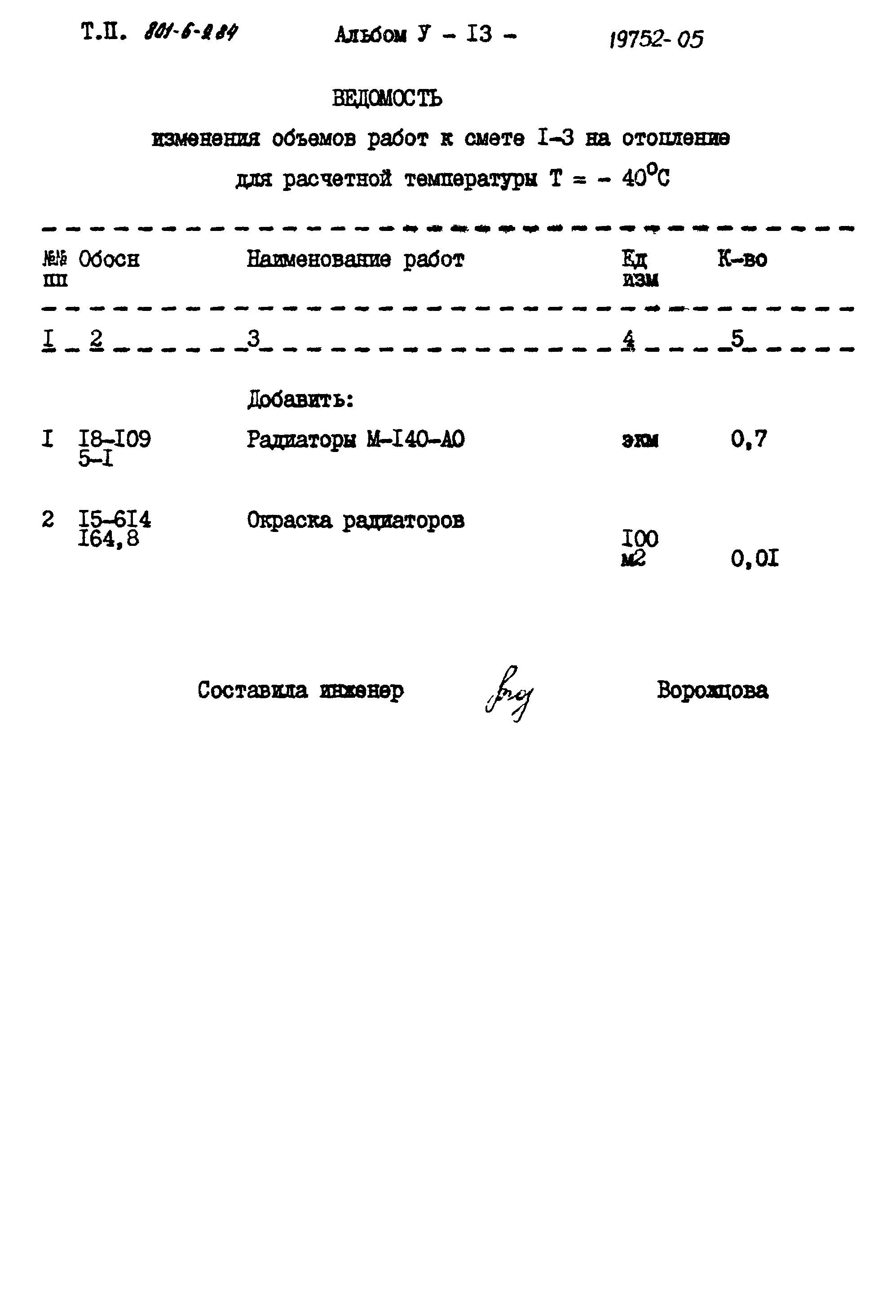 Типовой проект 801-6-9.84