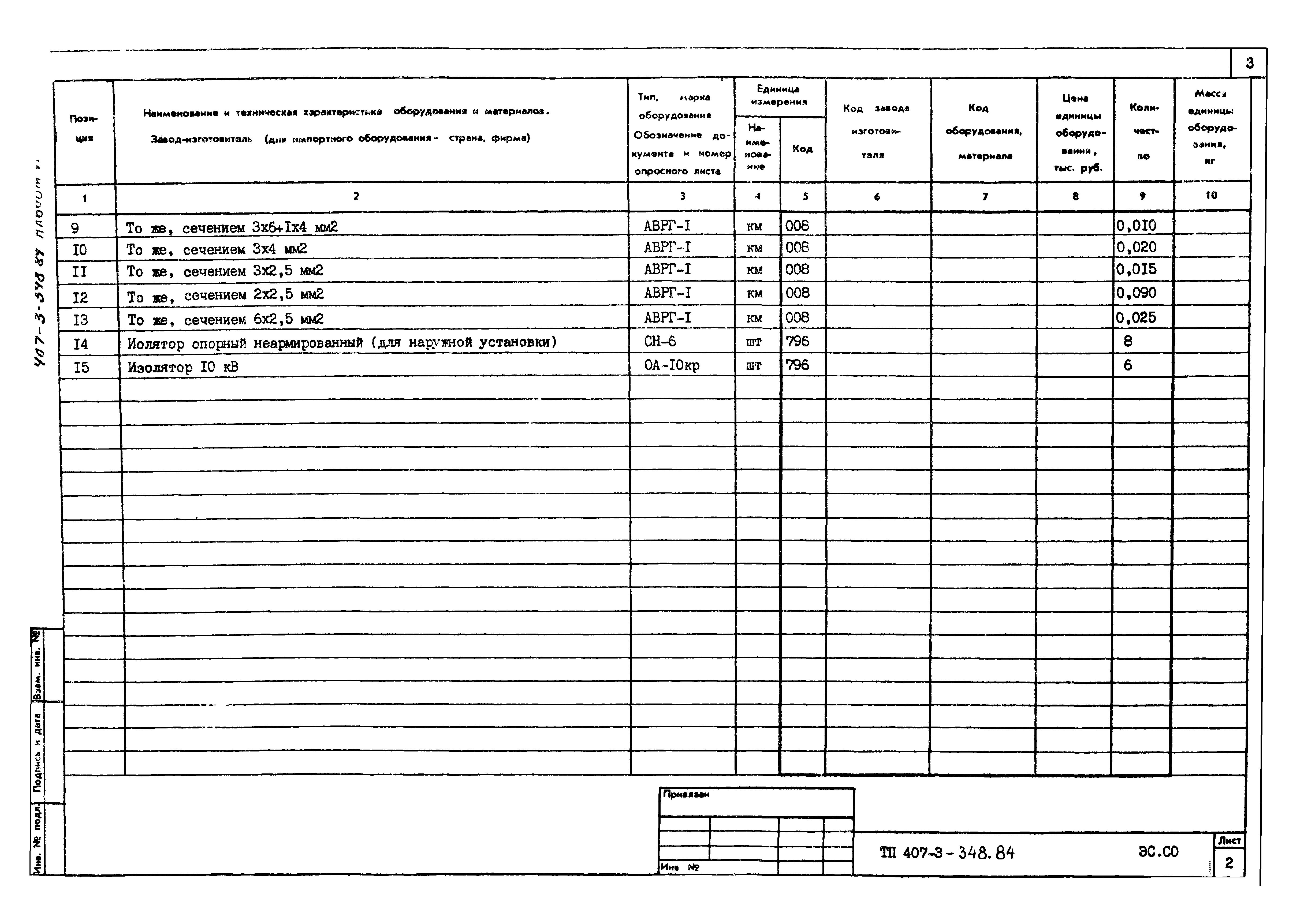 Типовой проект 407-3-348.84