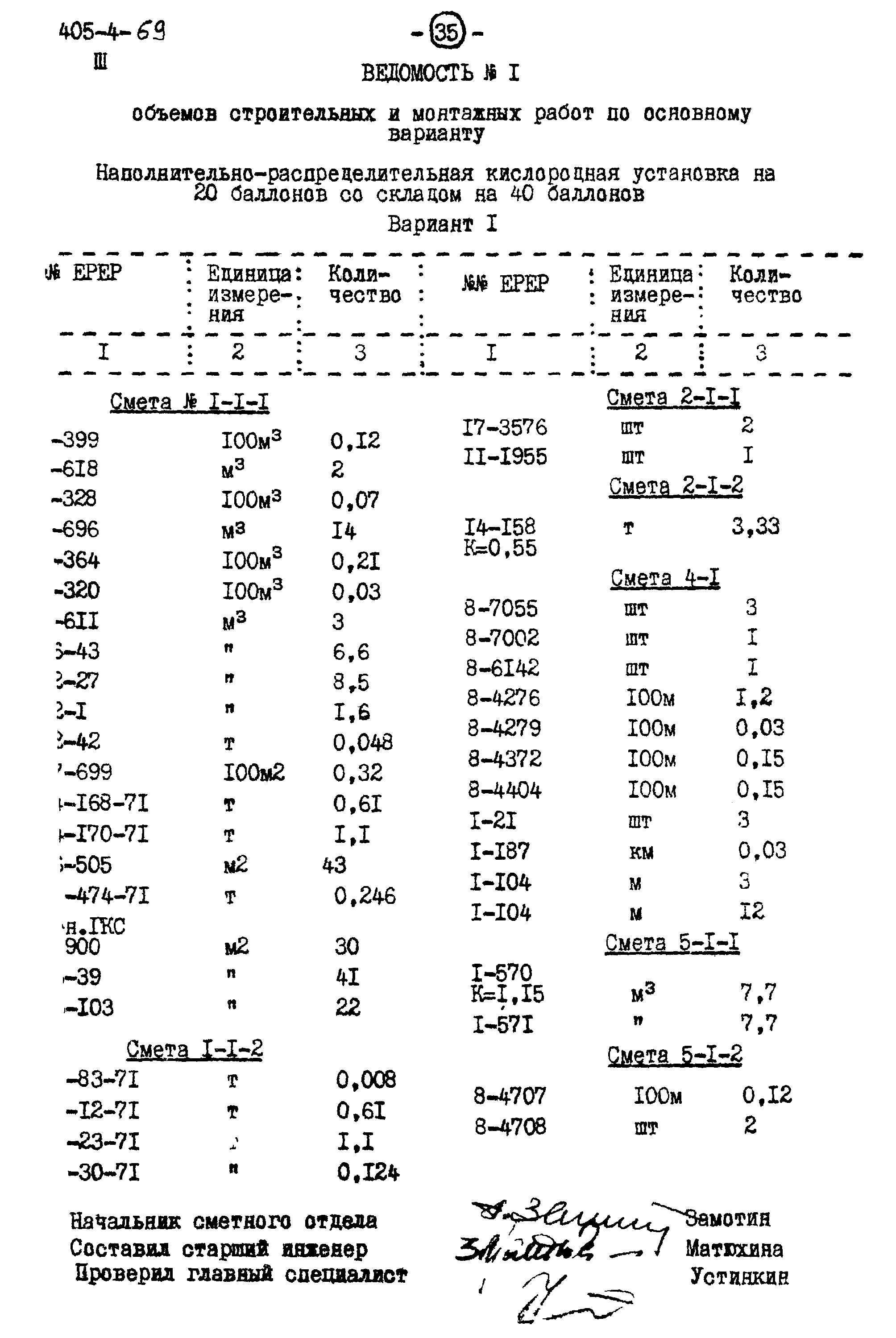 Типовой проект 405-4-69