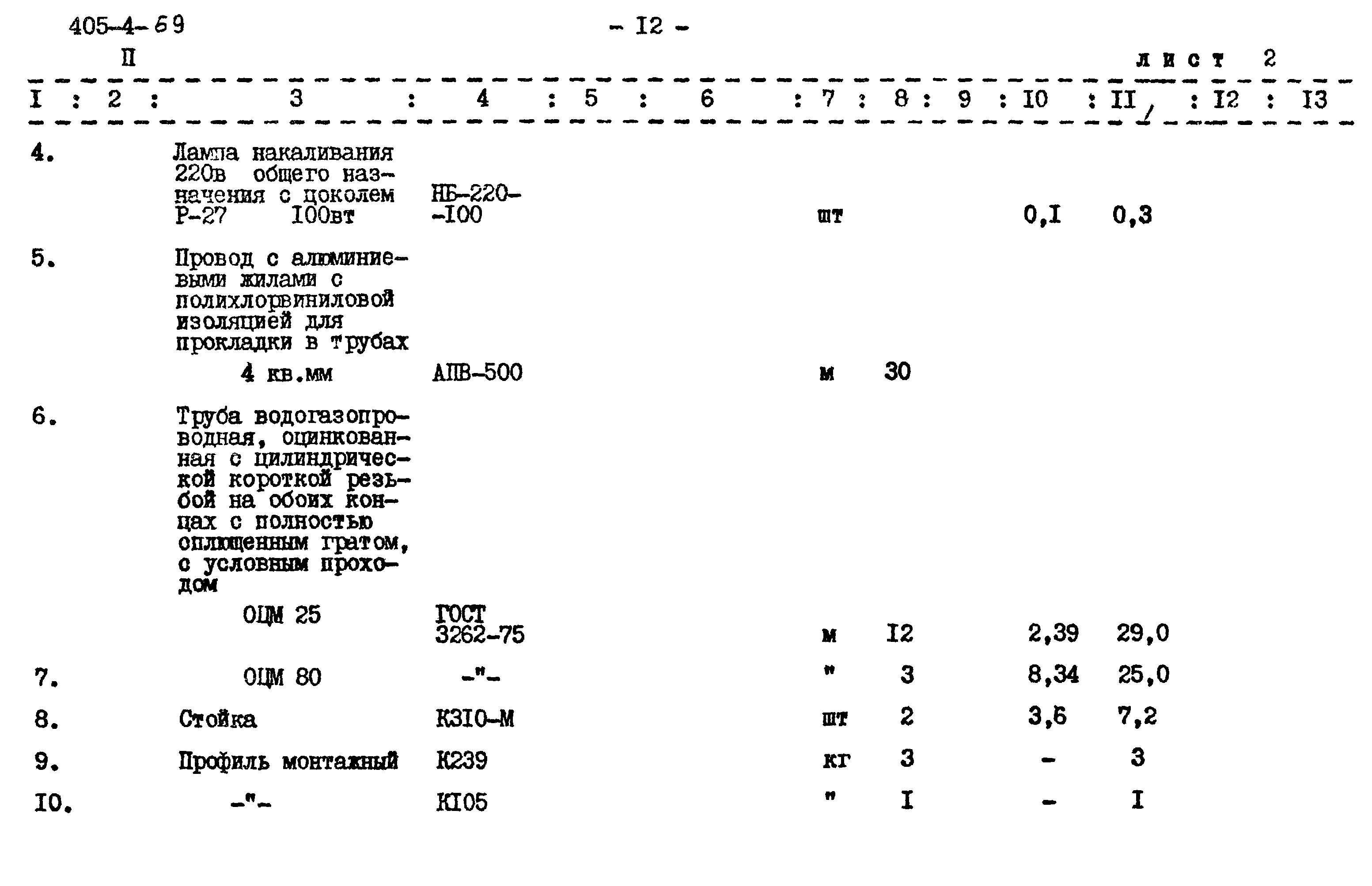 Типовой проект 405-4-69