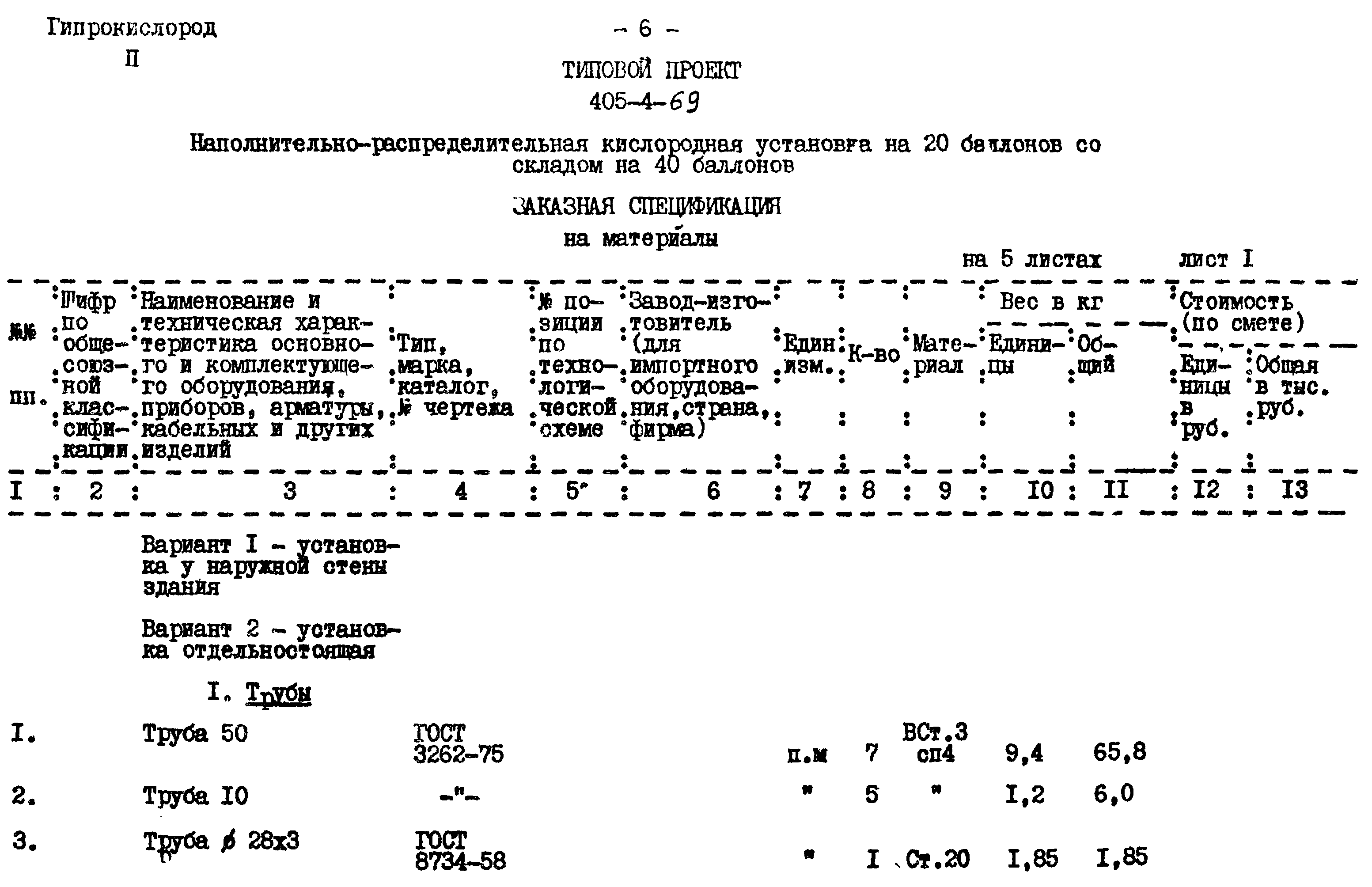 Типовой проект 405-4-69