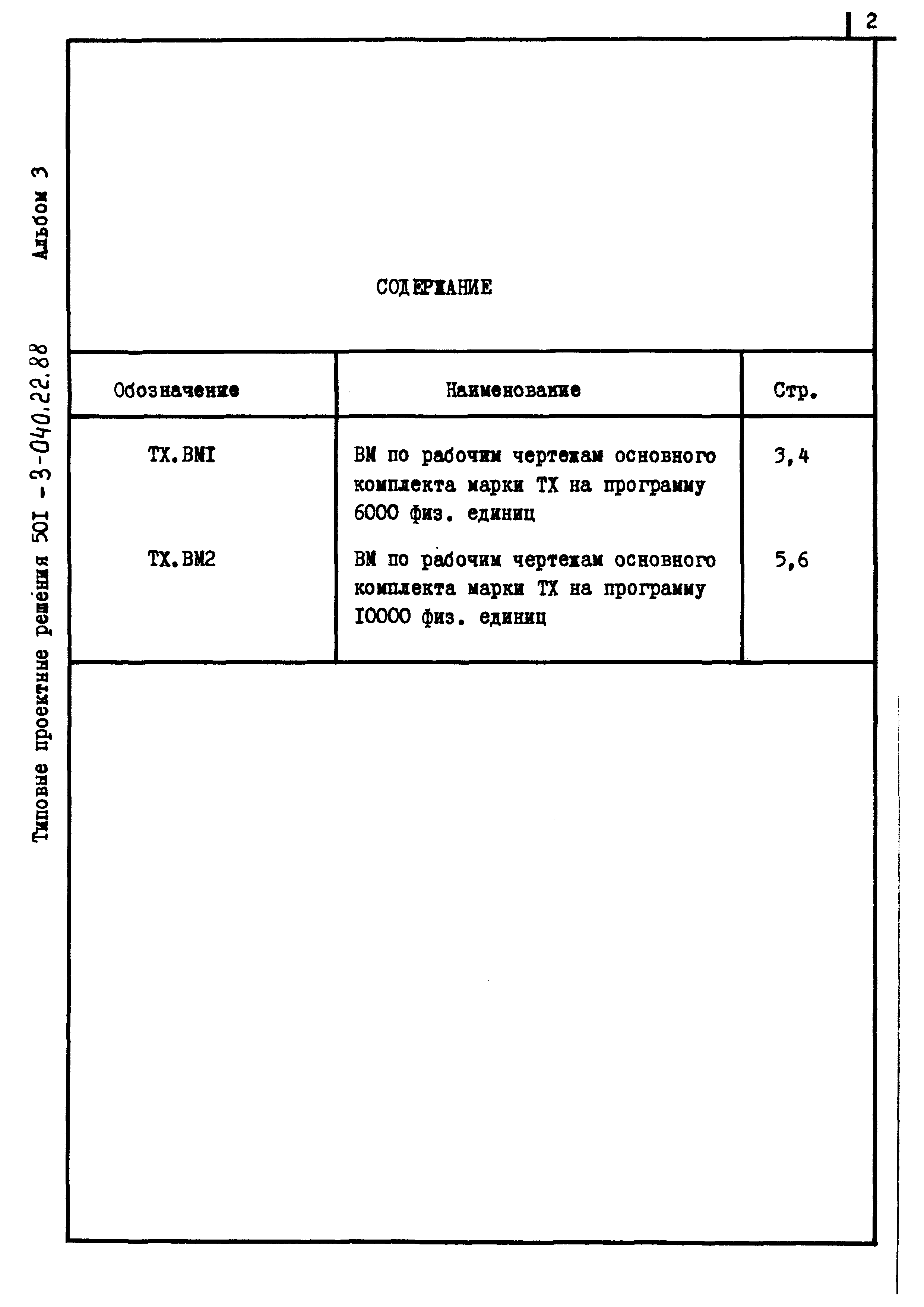 Типовые проектные решения 501-3-040.22.88