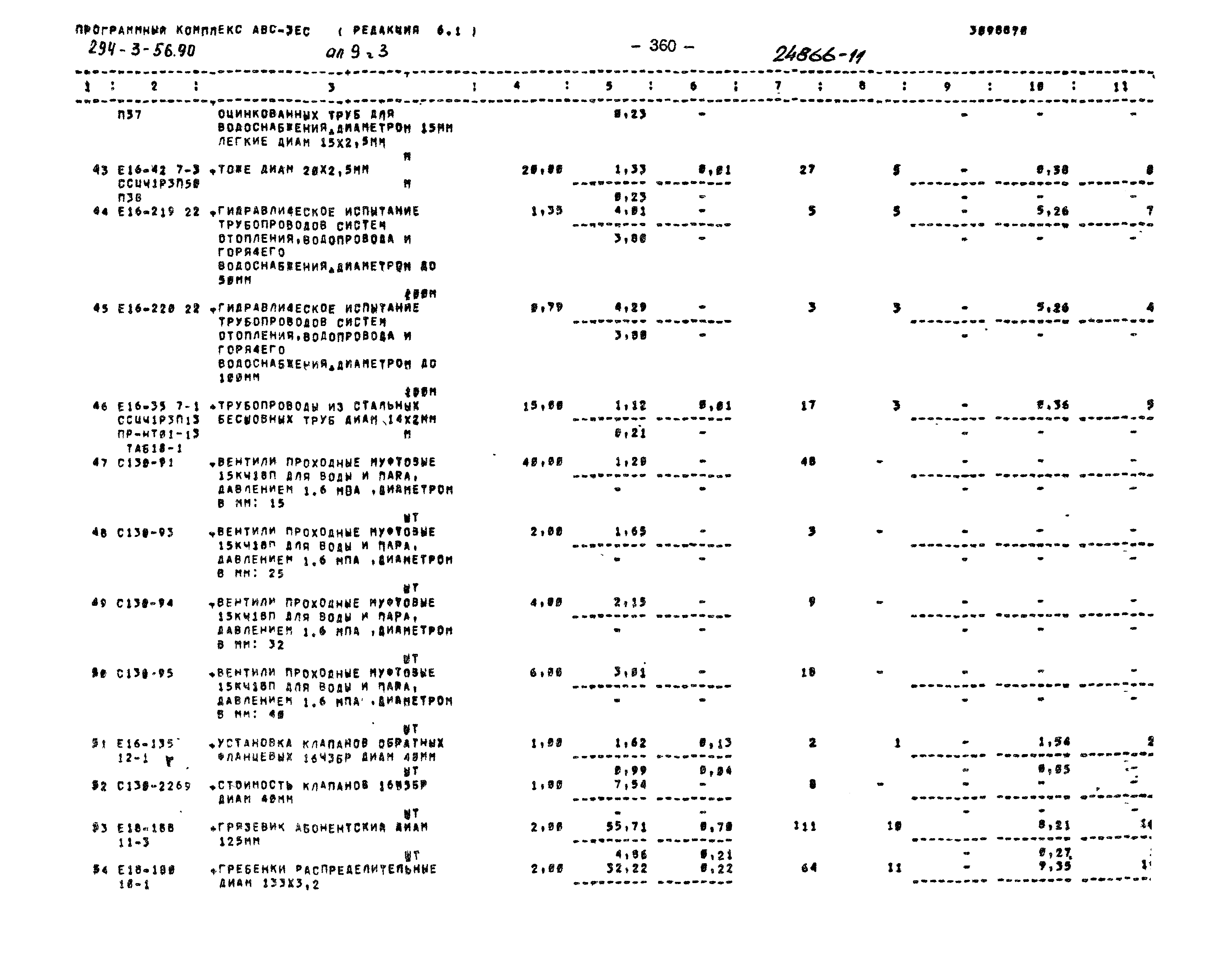 Типовой проект 294-3-56.90