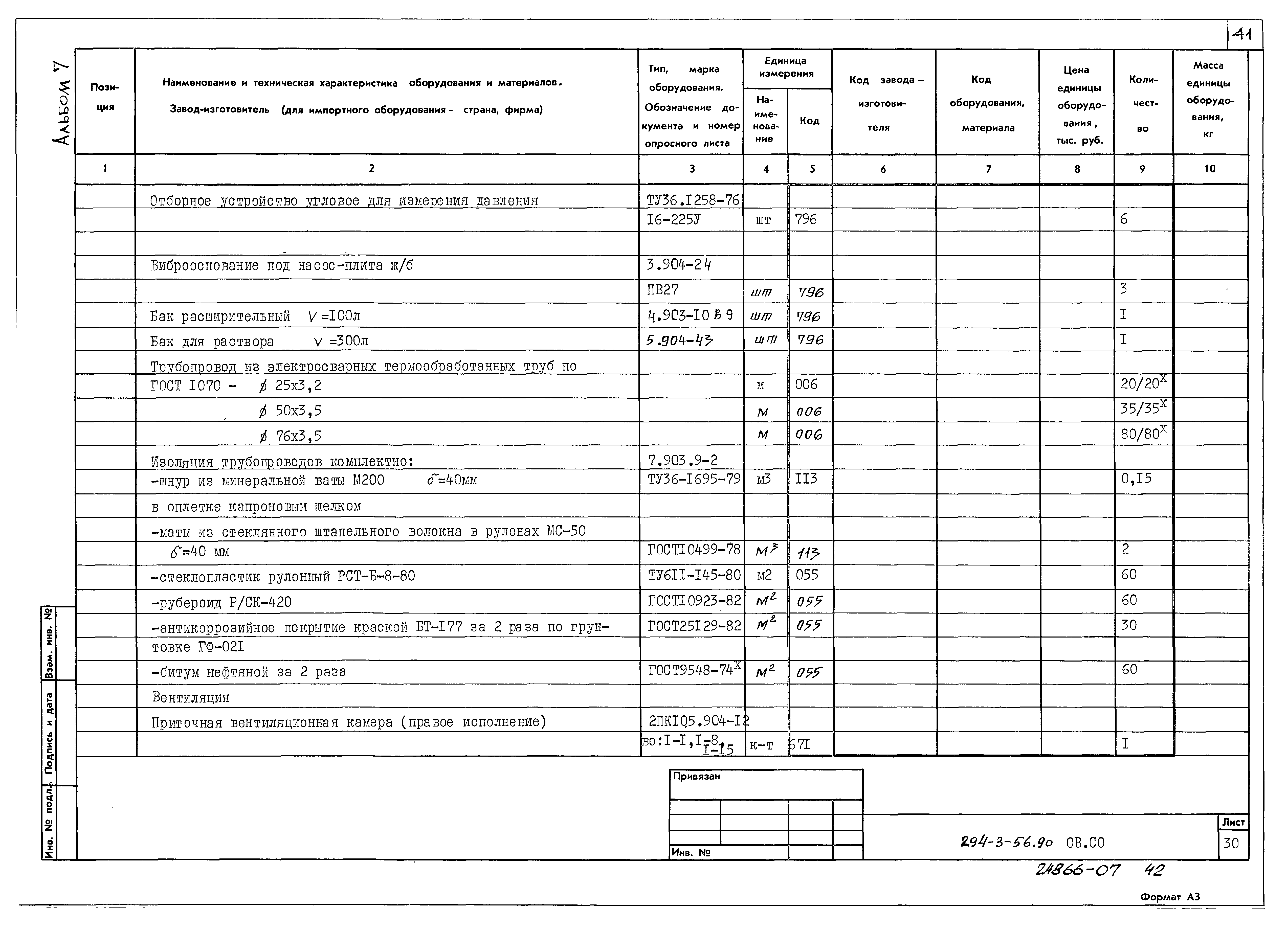 Типовой проект 294-3-56.90