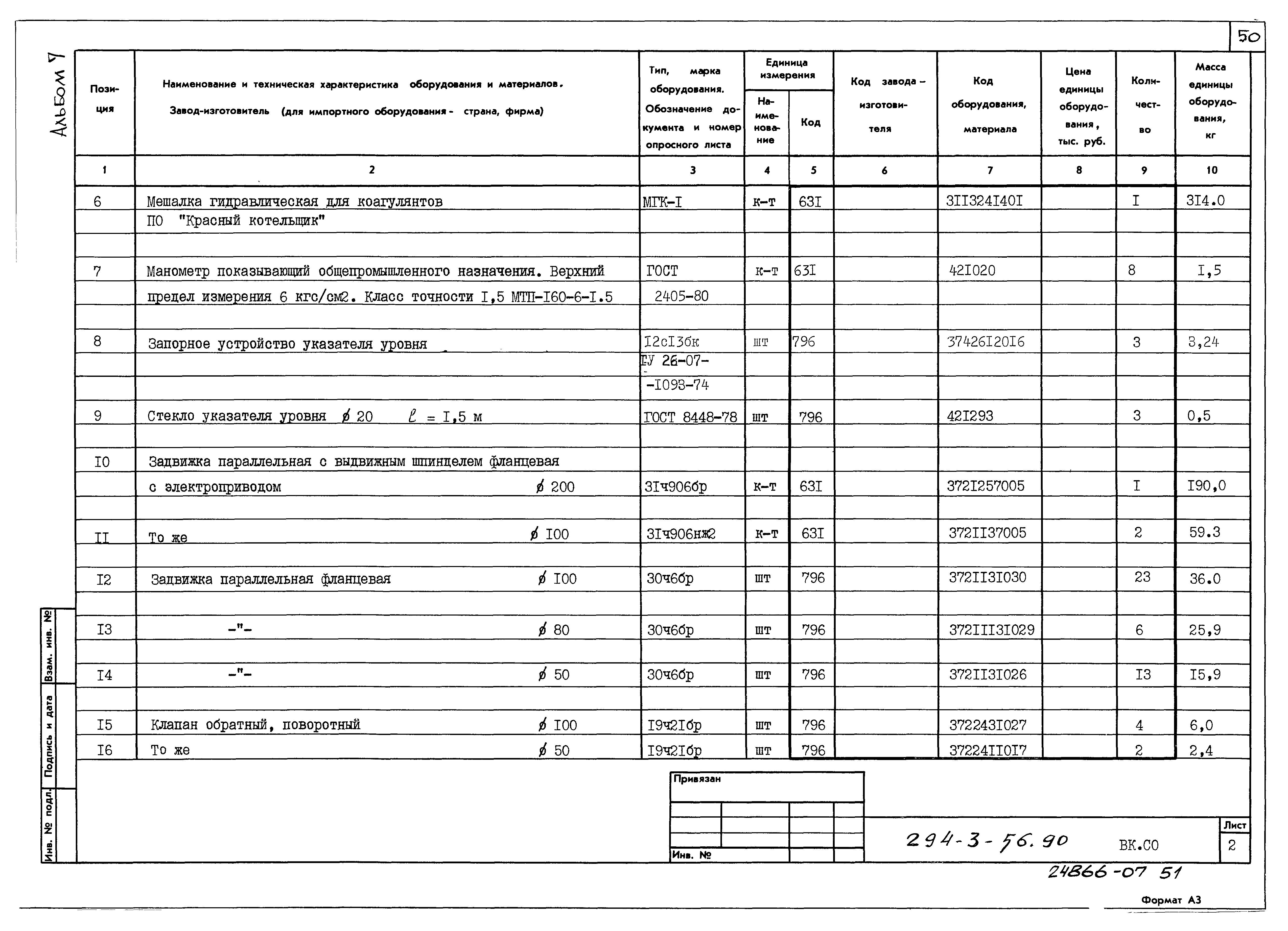 Типовой проект 294-3-56.90