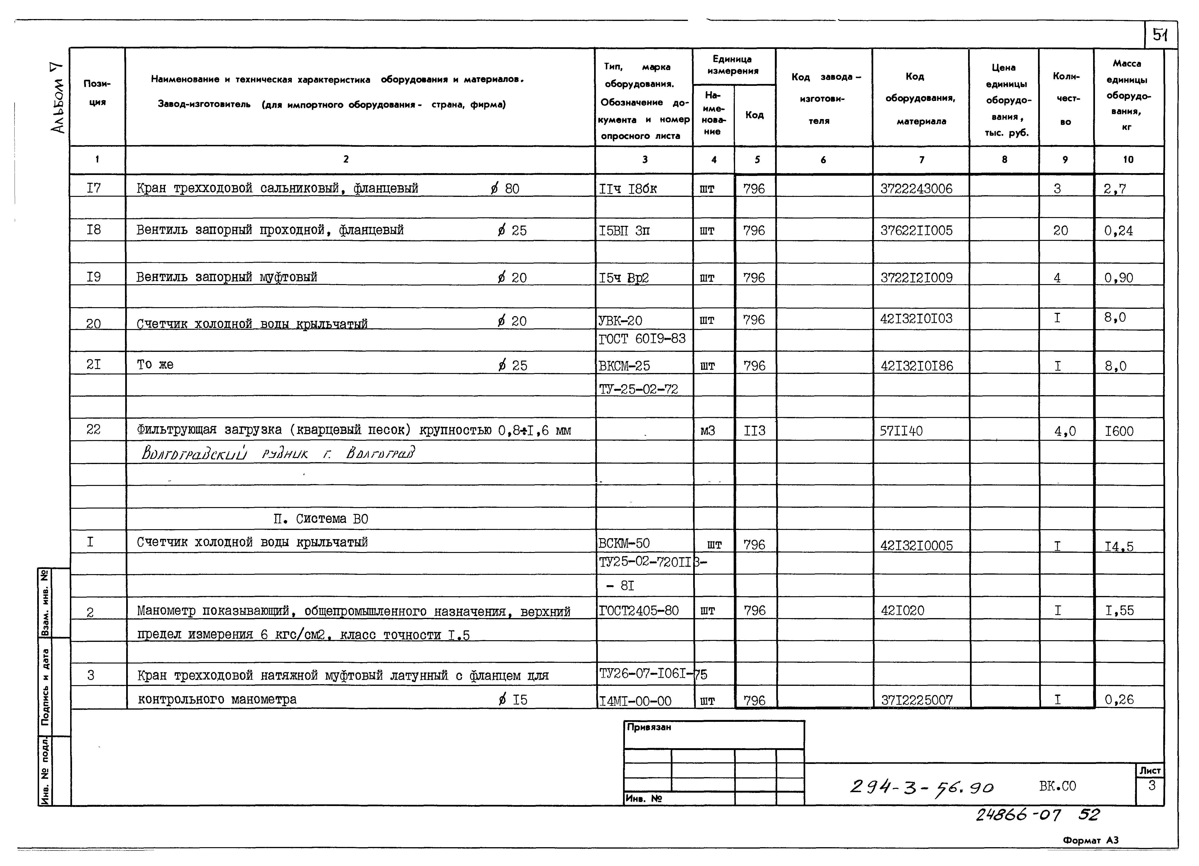 Типовой проект 294-3-56.90