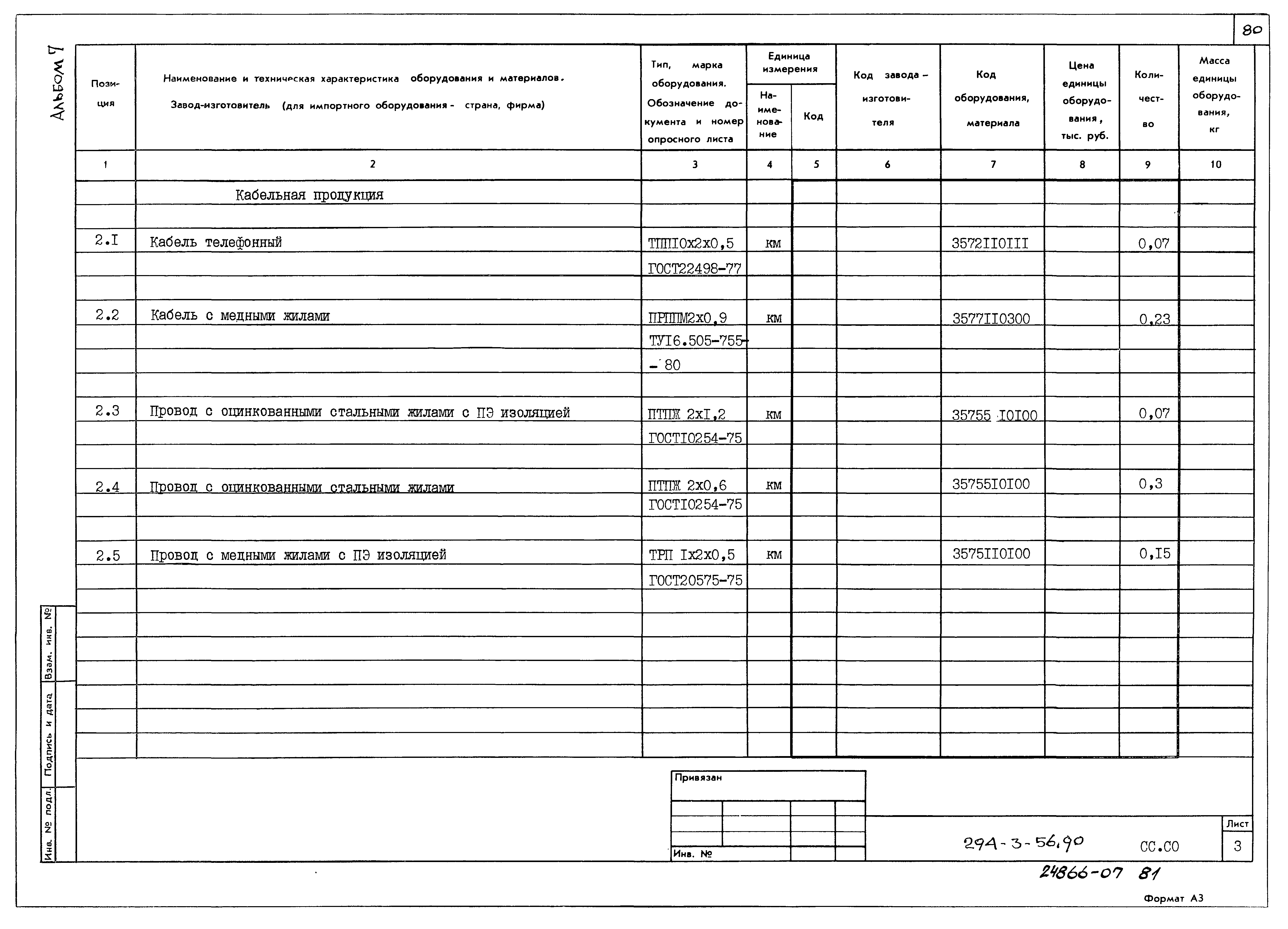 Типовой проект 294-3-56.90