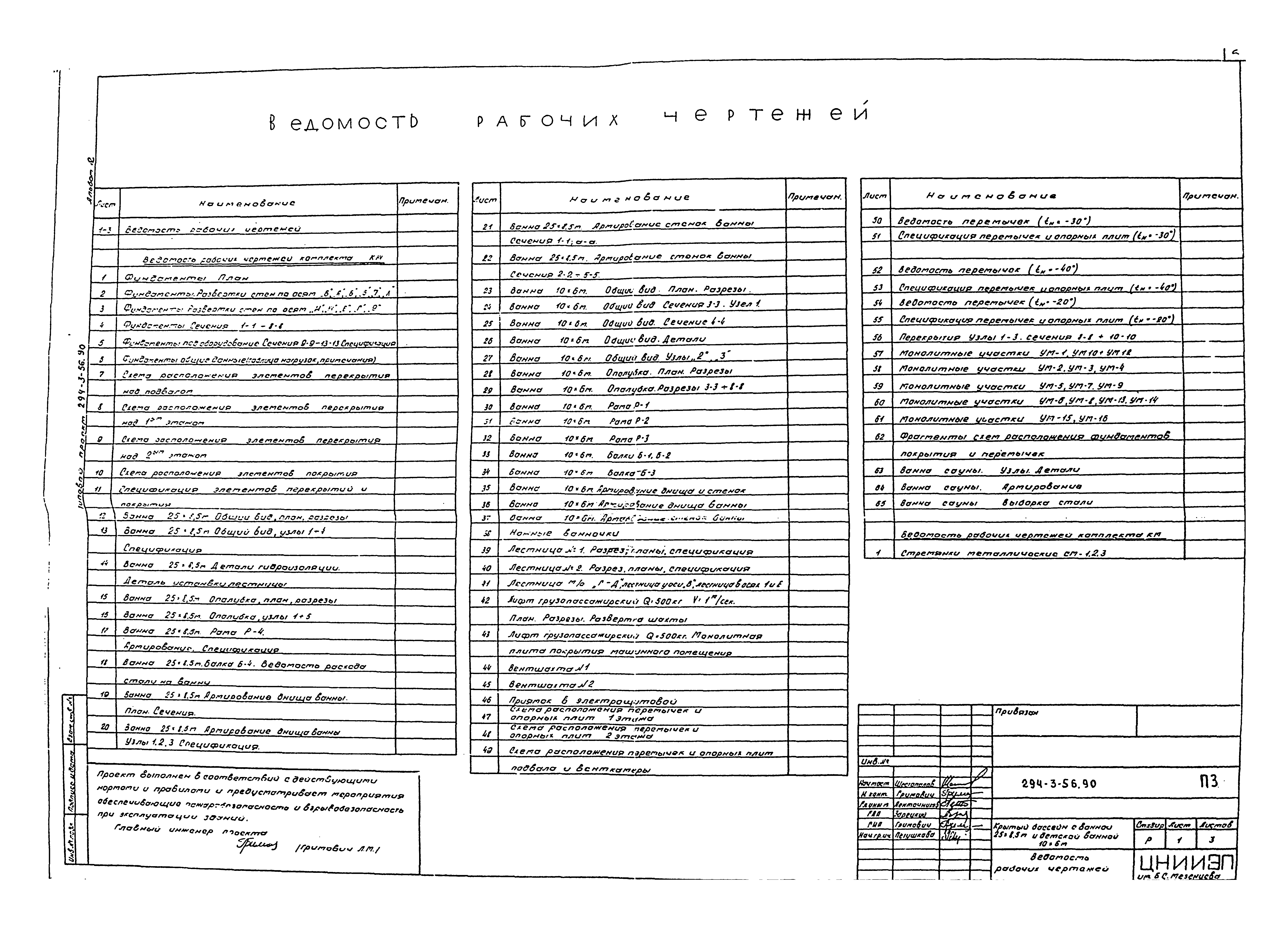 Типовой проект 294-3-56.90