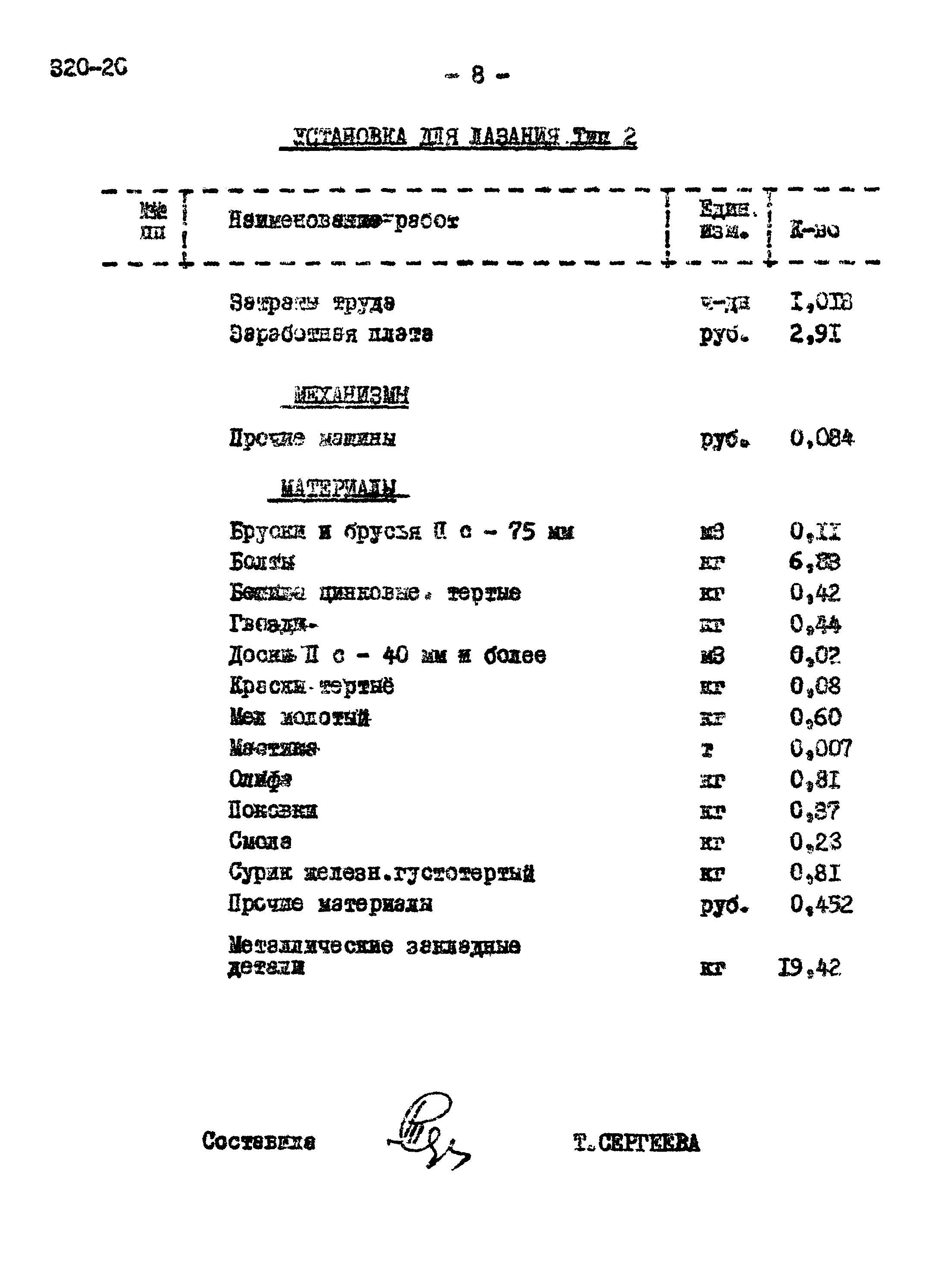 Типовой проект 320-20