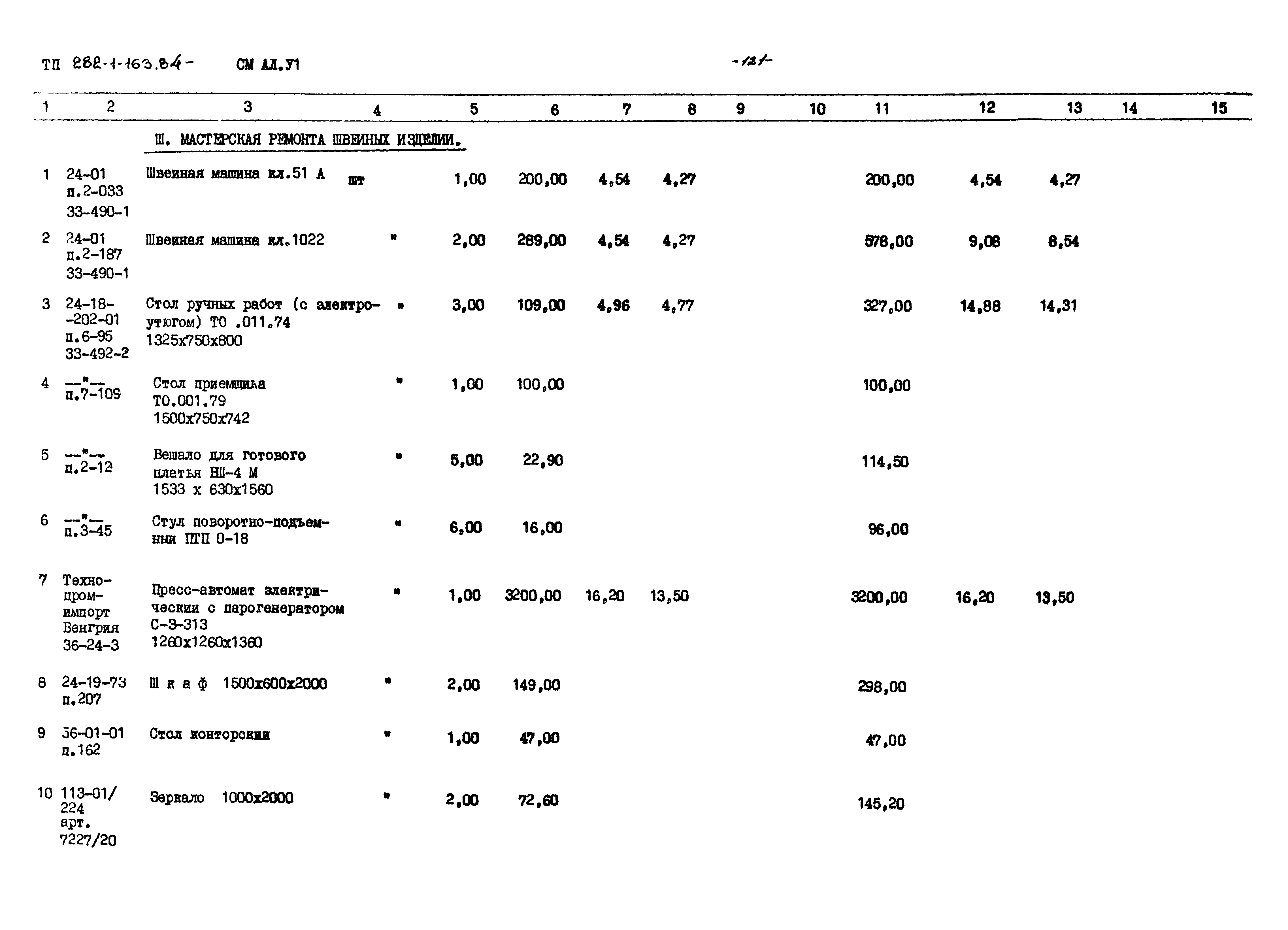 Типовой проект 282-1-163.84