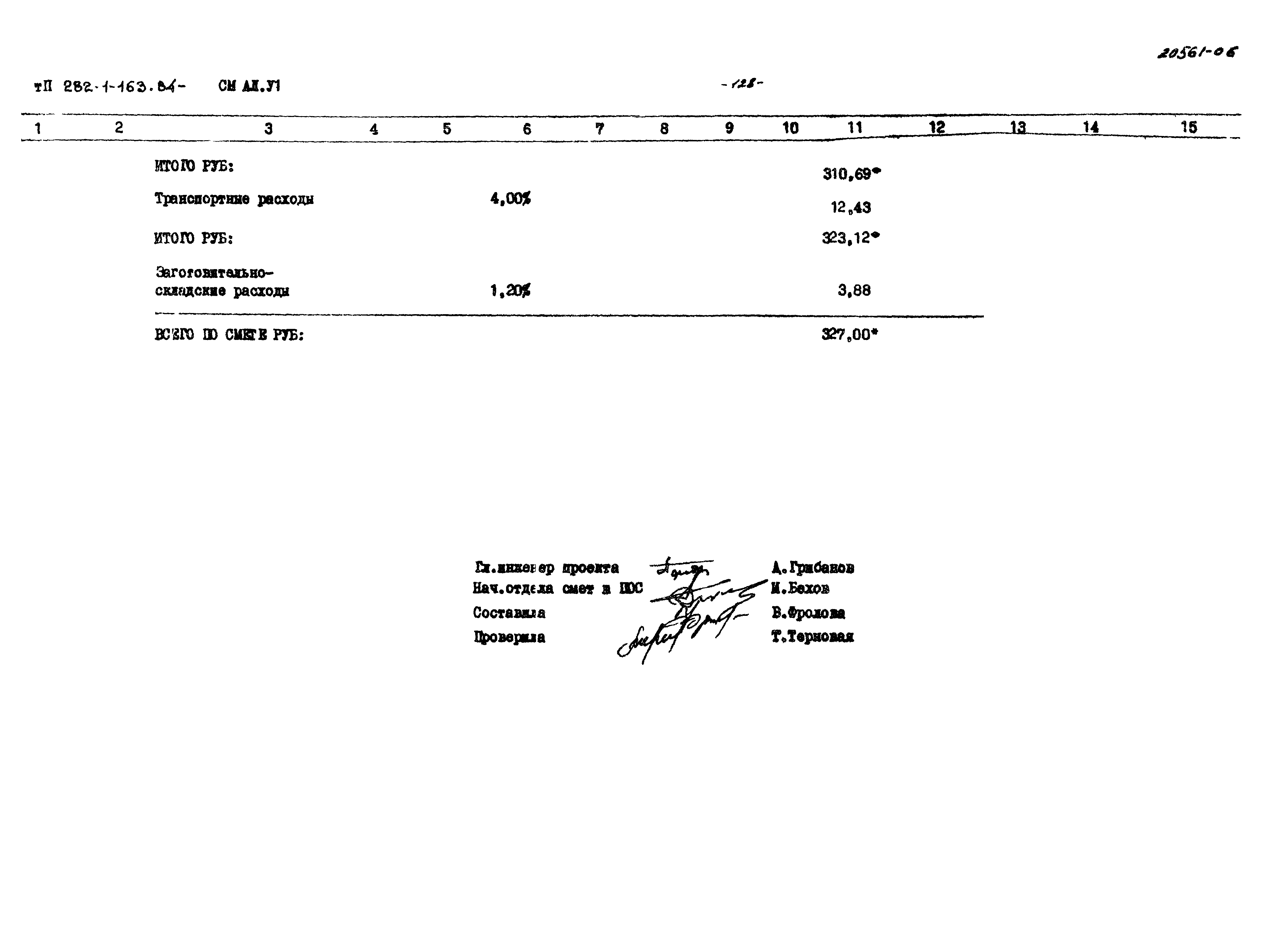 Типовой проект 282-1-163.84