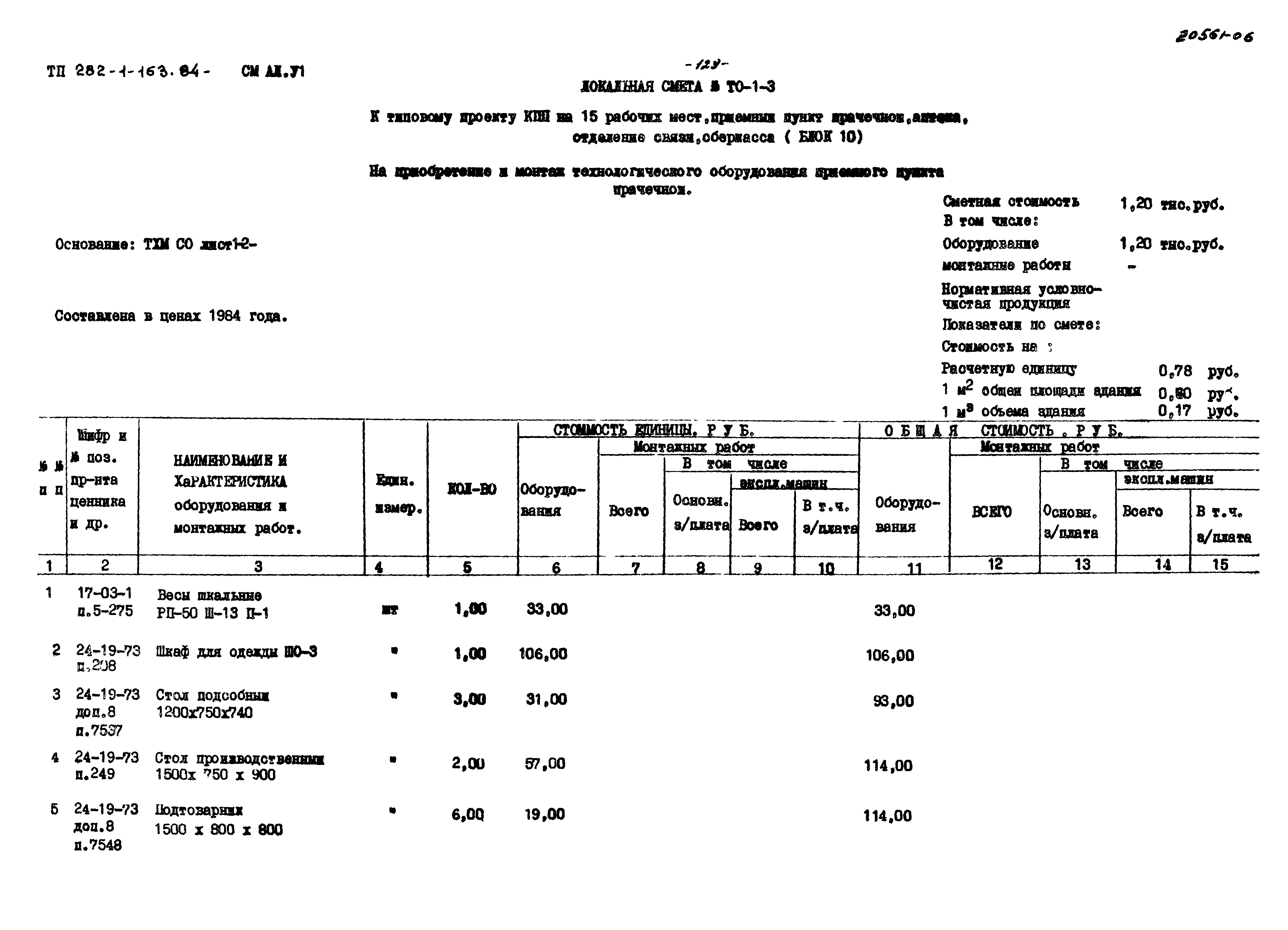 Типовой проект 282-1-163.84