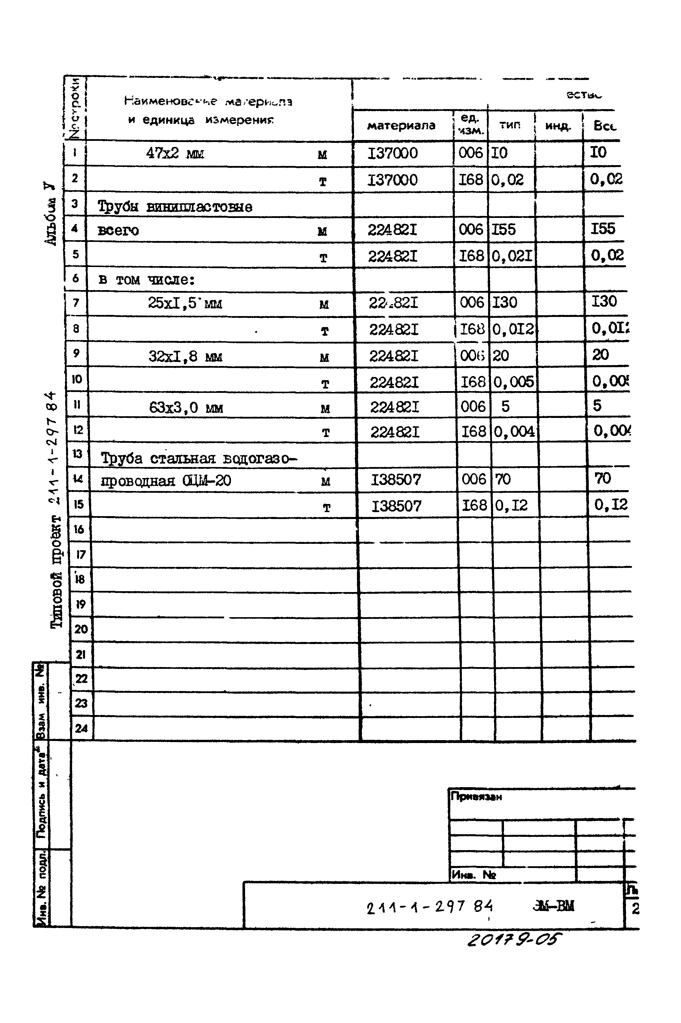 Типовой проект 211-1-297.84