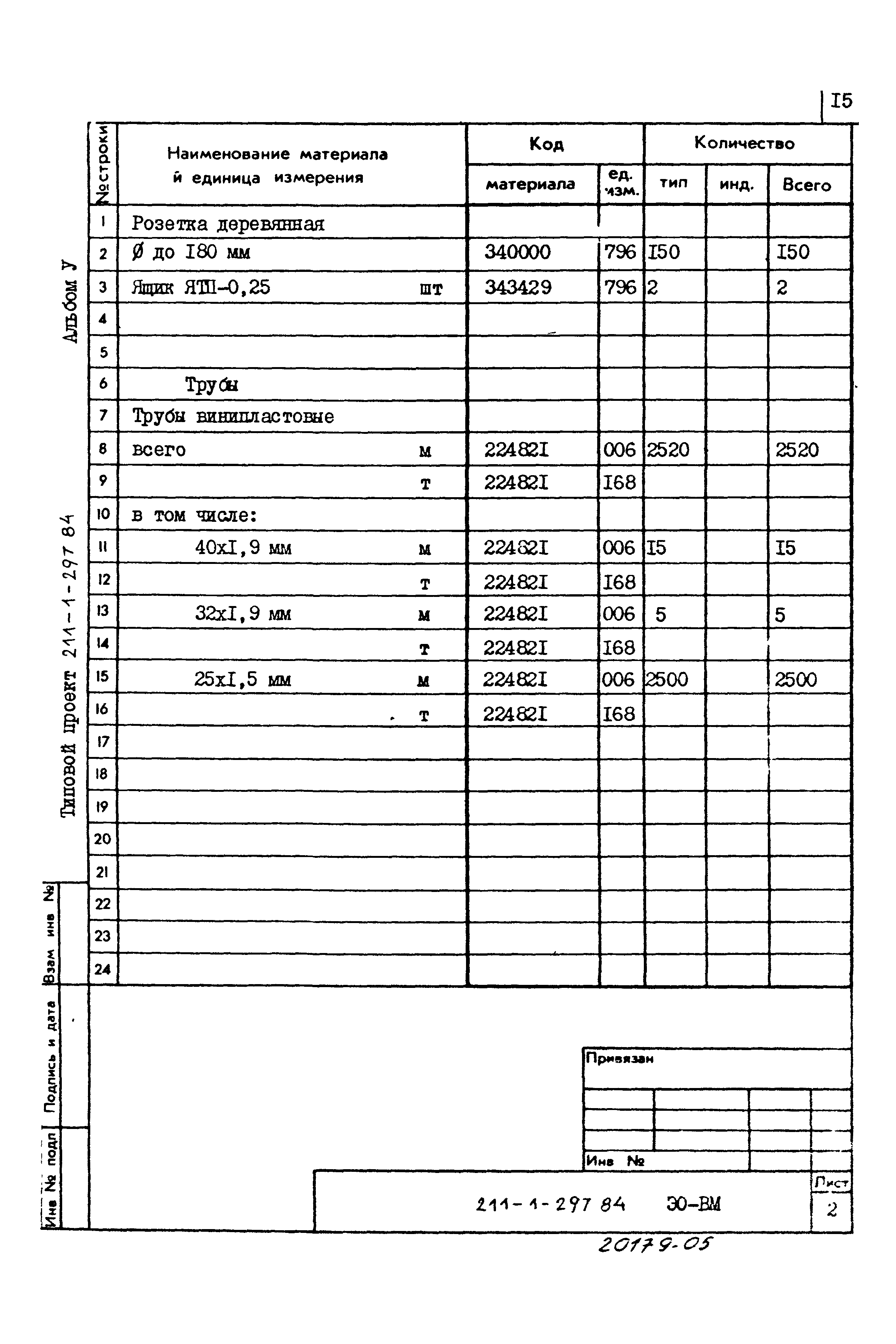 Типовой проект 211-1-297.84