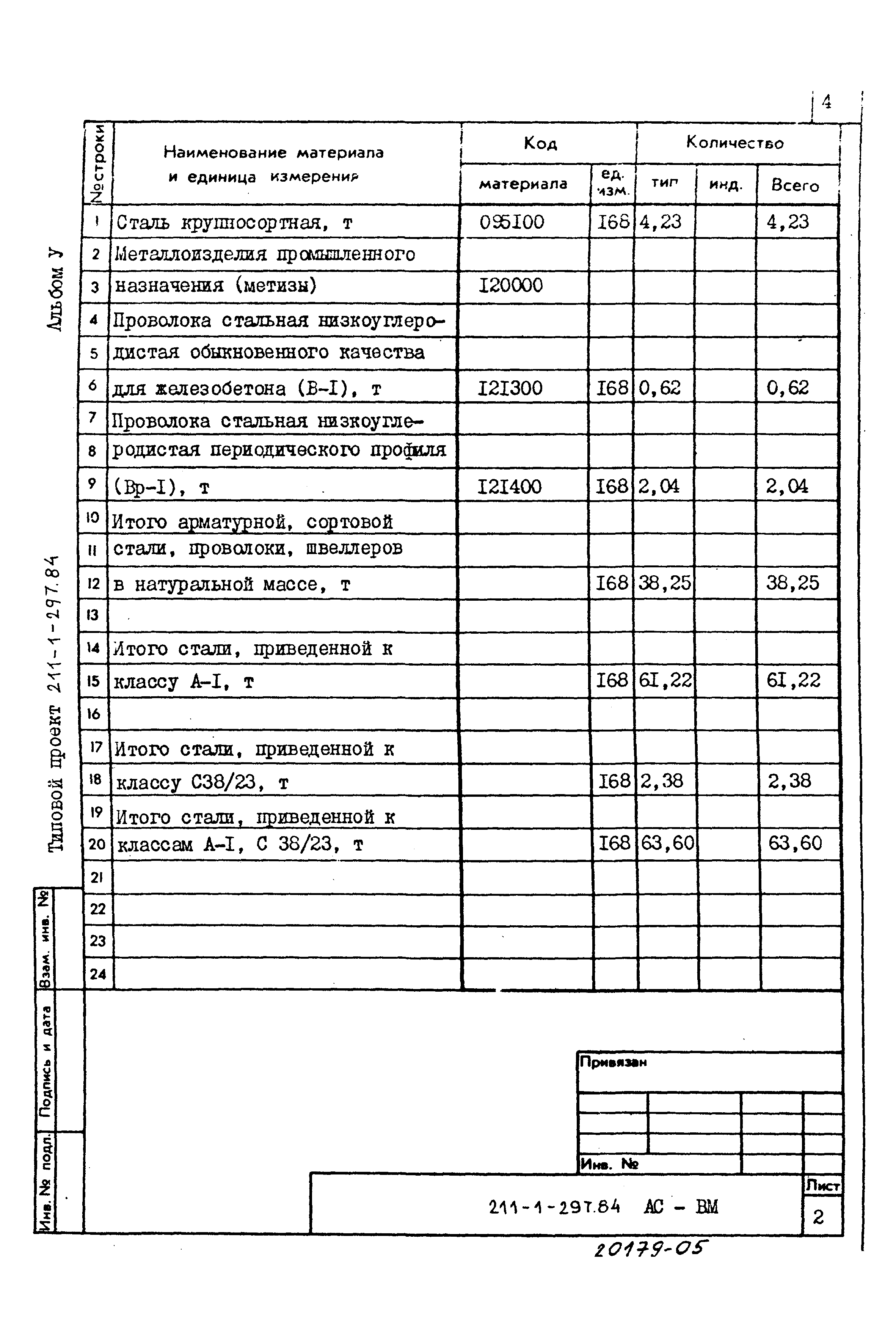 Типовой проект 211-1-297.84