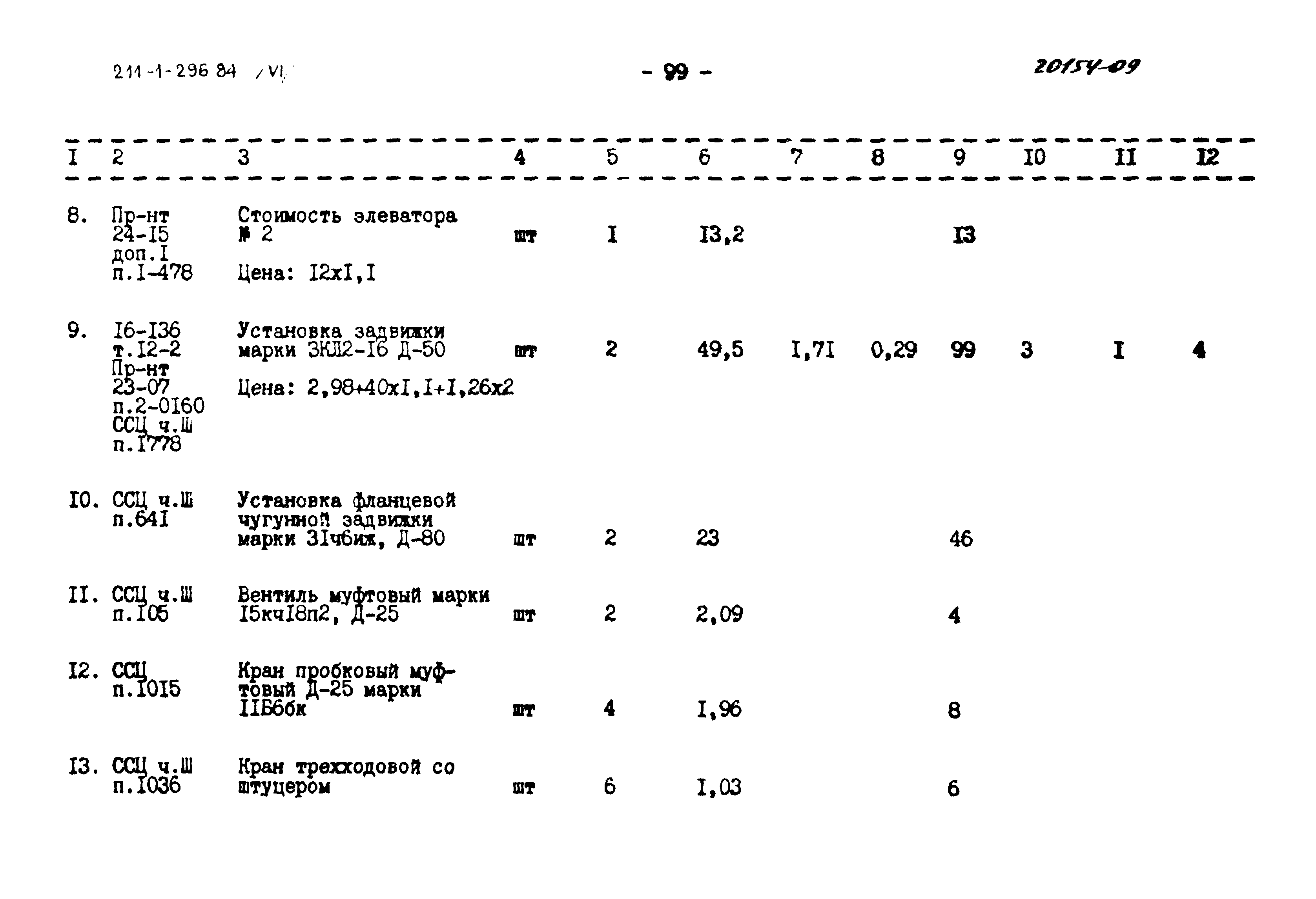 Типовой проект 211-1-296.84