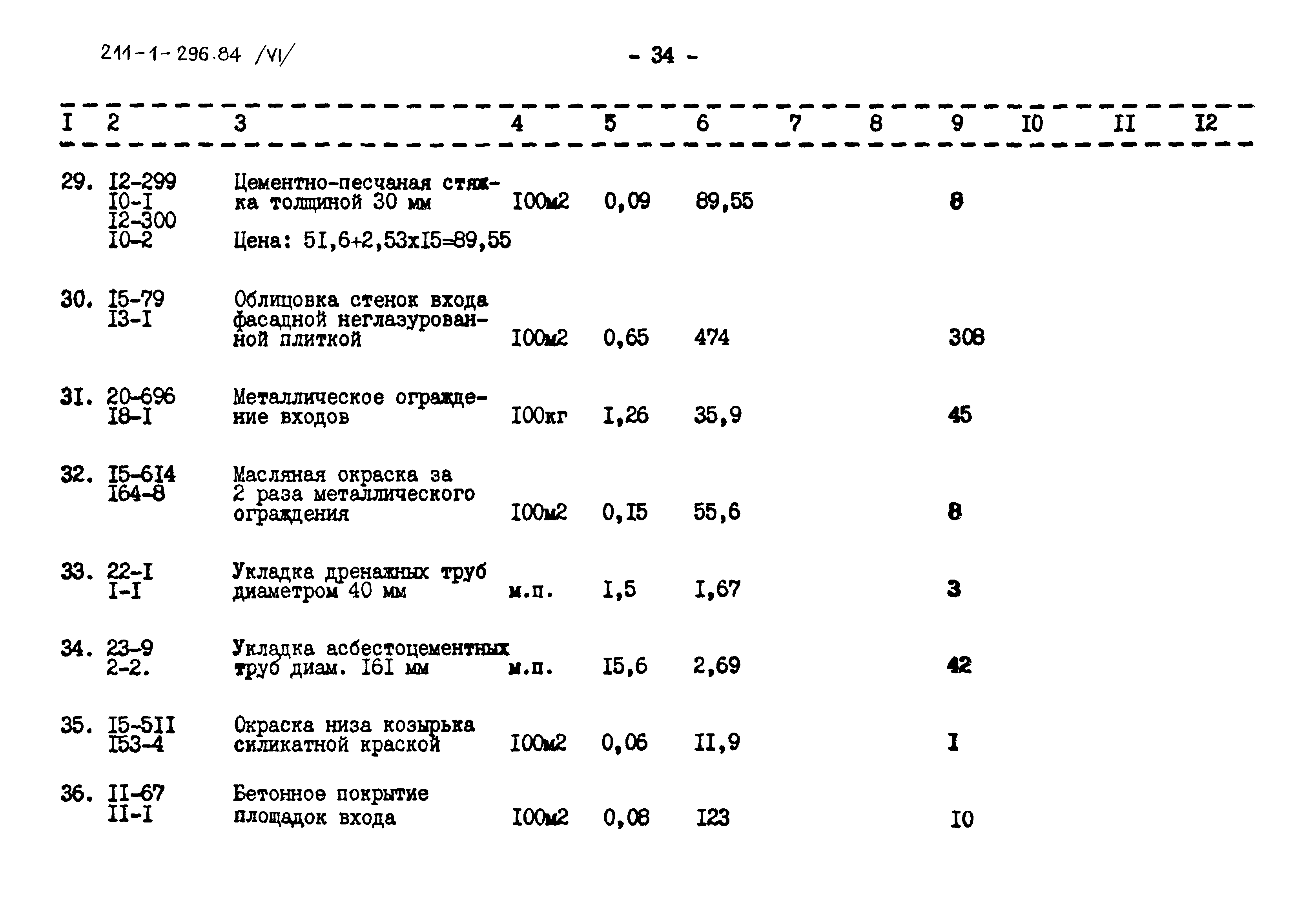 Типовой проект 211-1-296.84