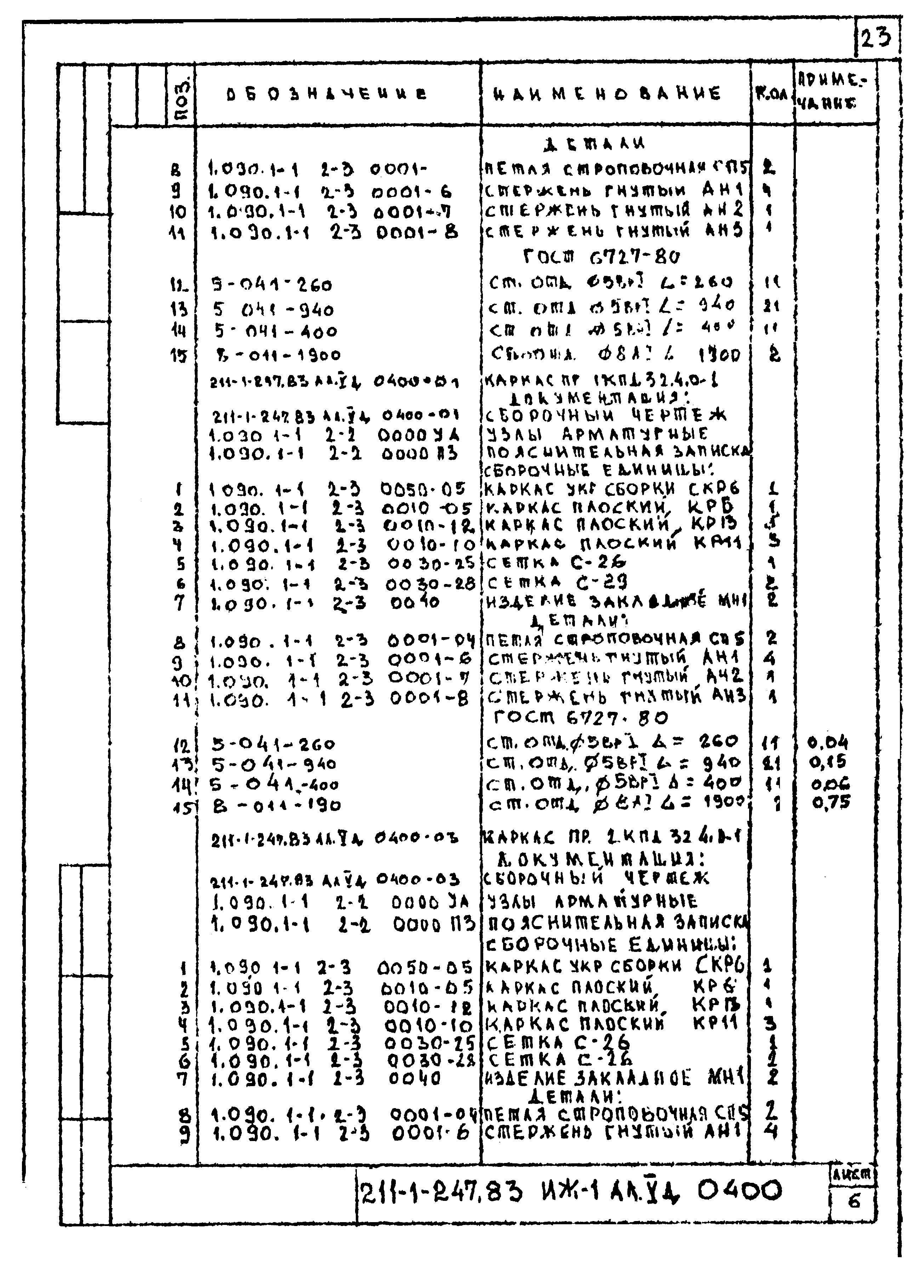 Типовой проект 211-1-247.83