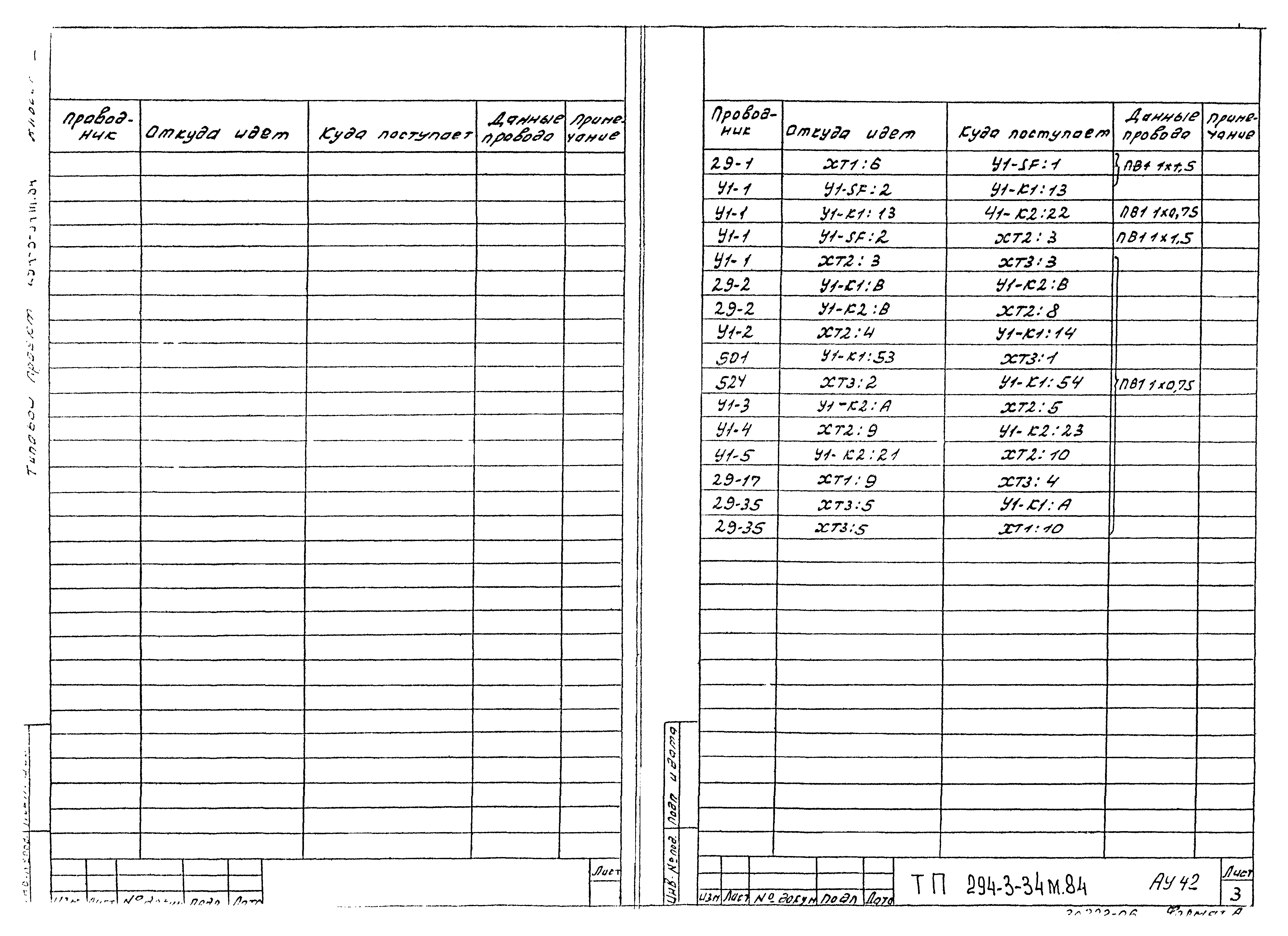 Типовой проект 294-3-34м.84