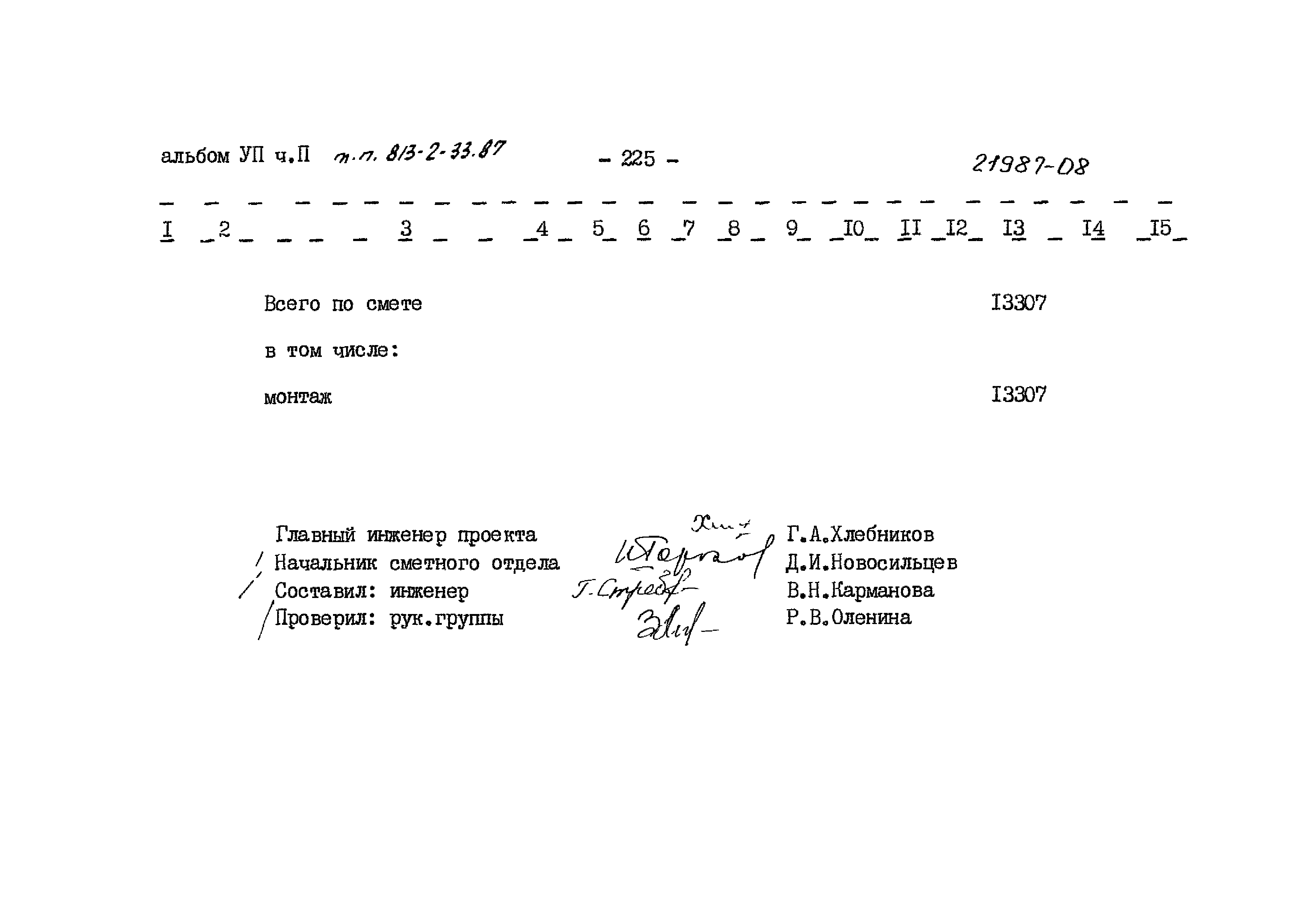 Типовой проект 813-2-33.87