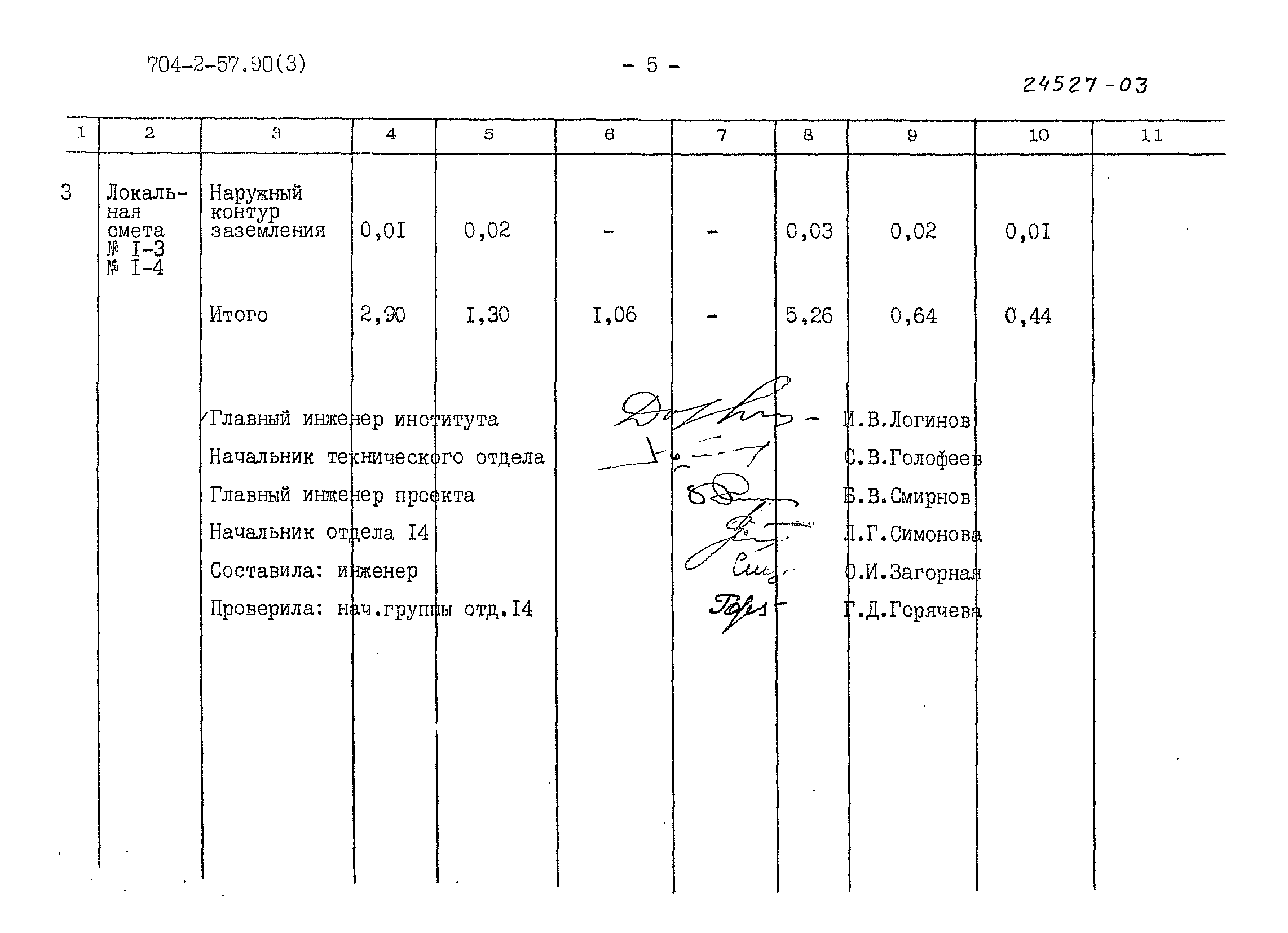 Типовой проект 704-2-57.90