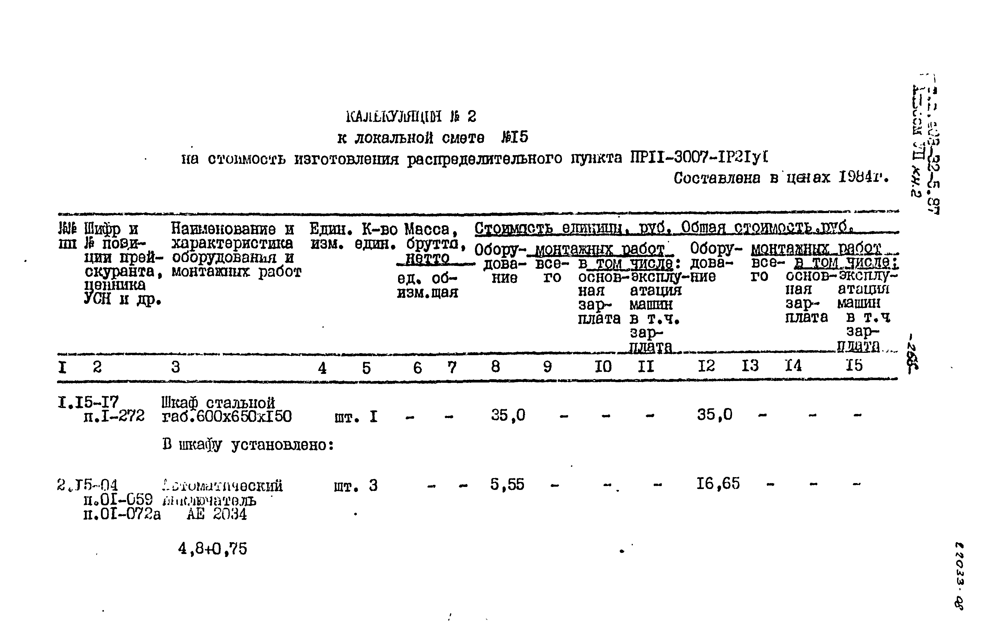 Типовой проект 408-32-5.87