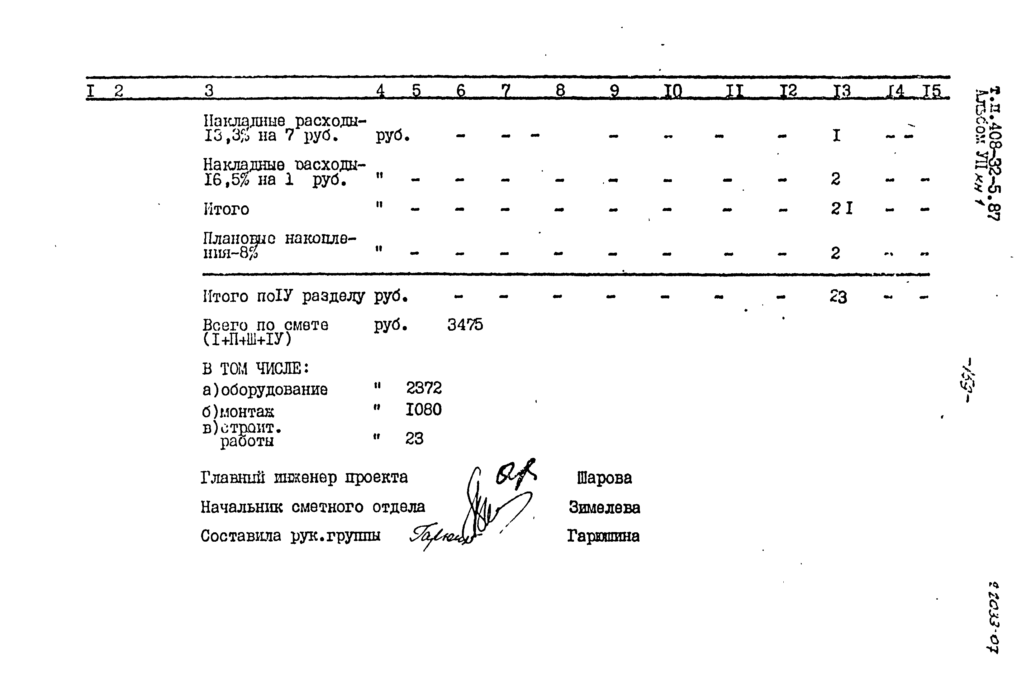 Типовой проект 408-32-5.87