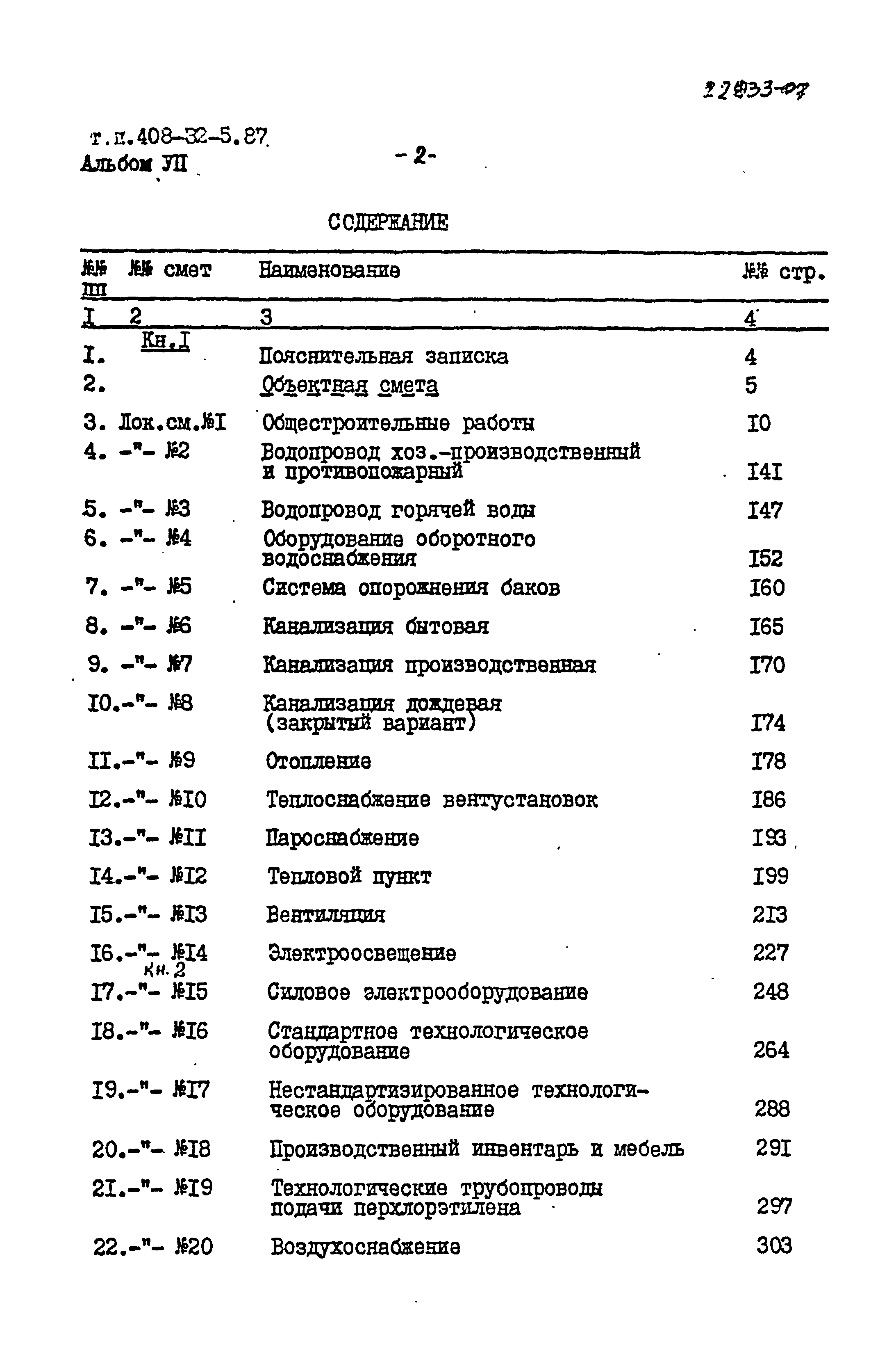 Типовой проект 408-32-5.87