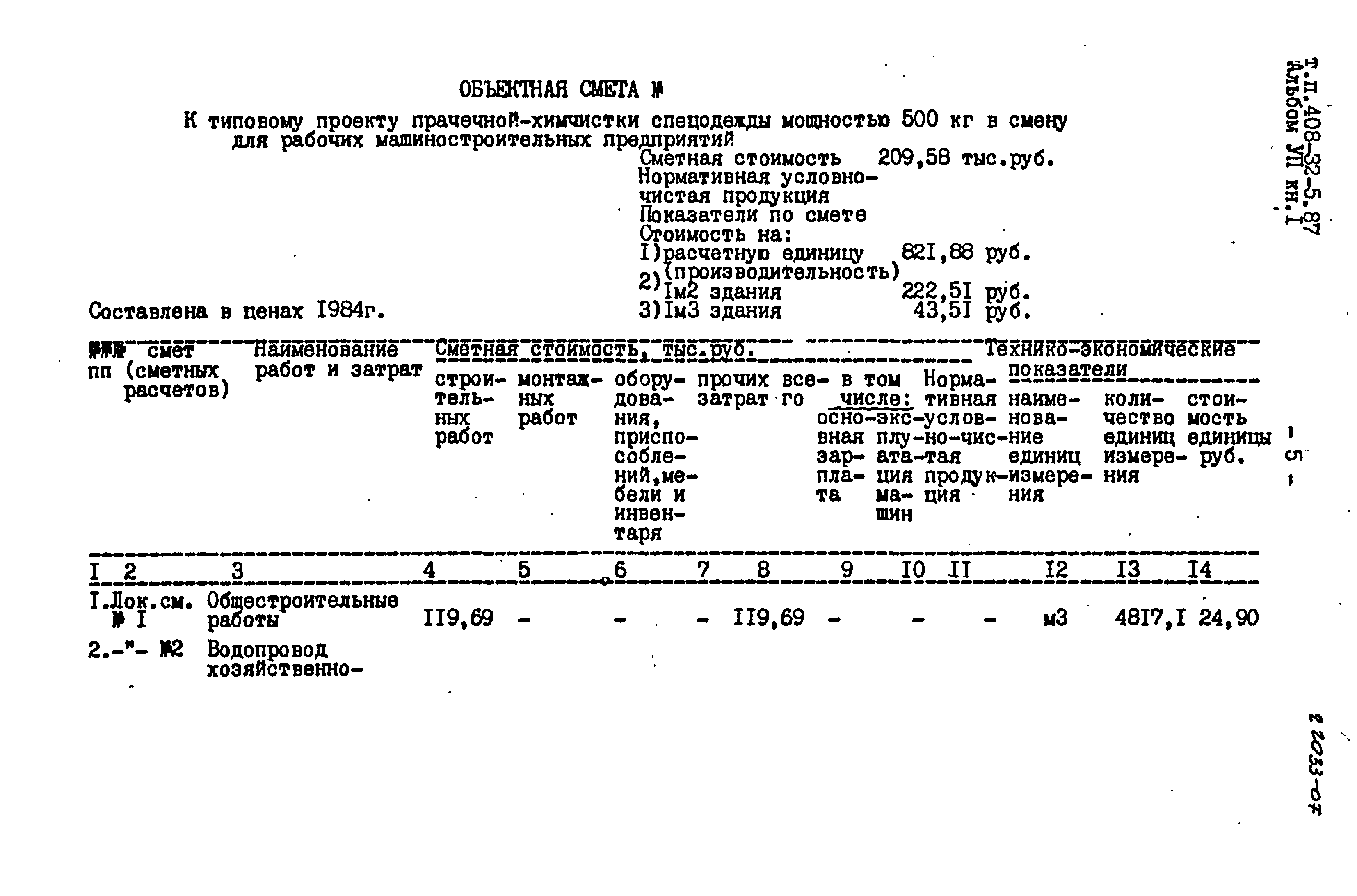 Типовой проект 408-32-5.87