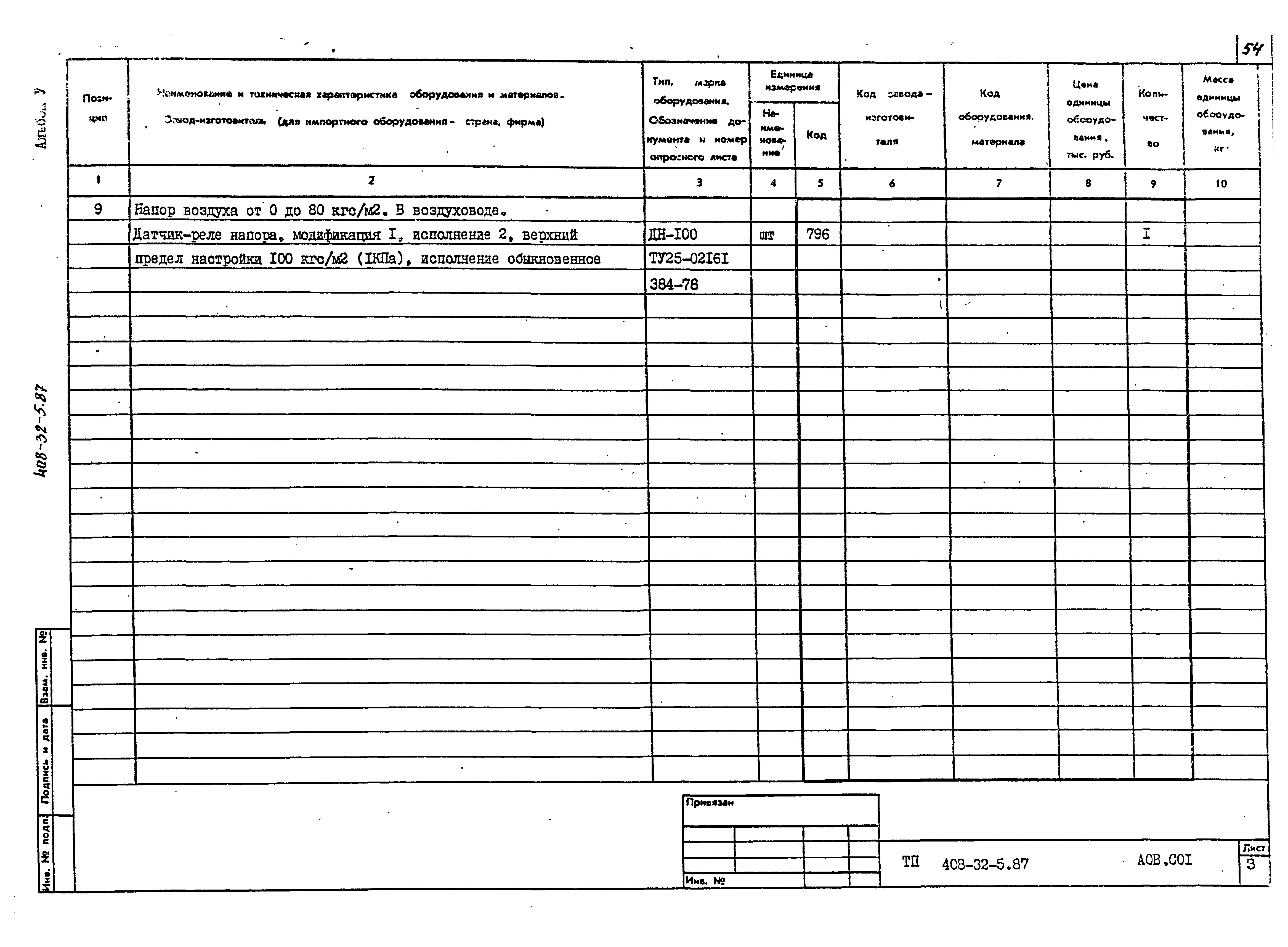 Типовой проект 408-32-5.87