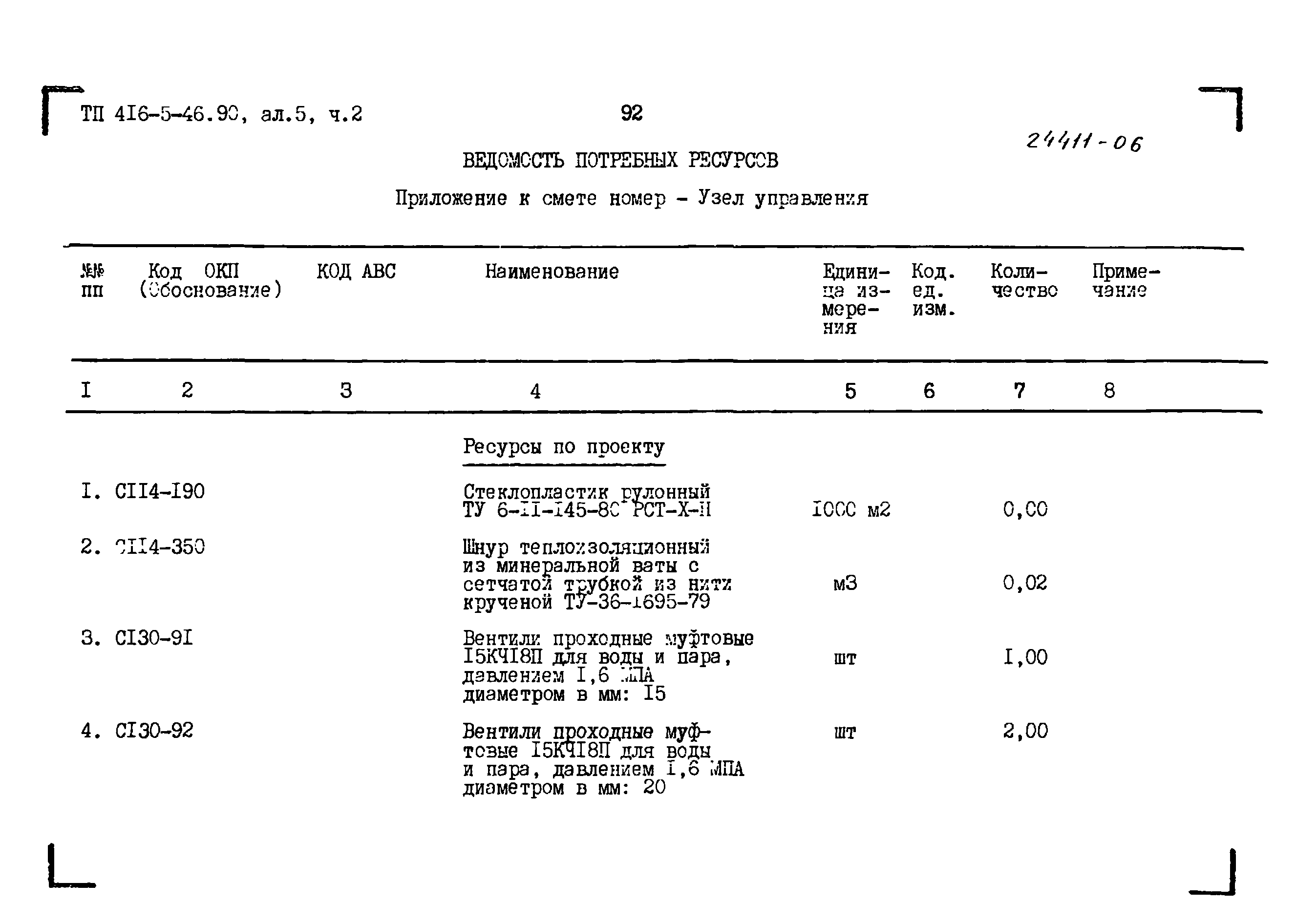 Типовой проект 416-5-46.90