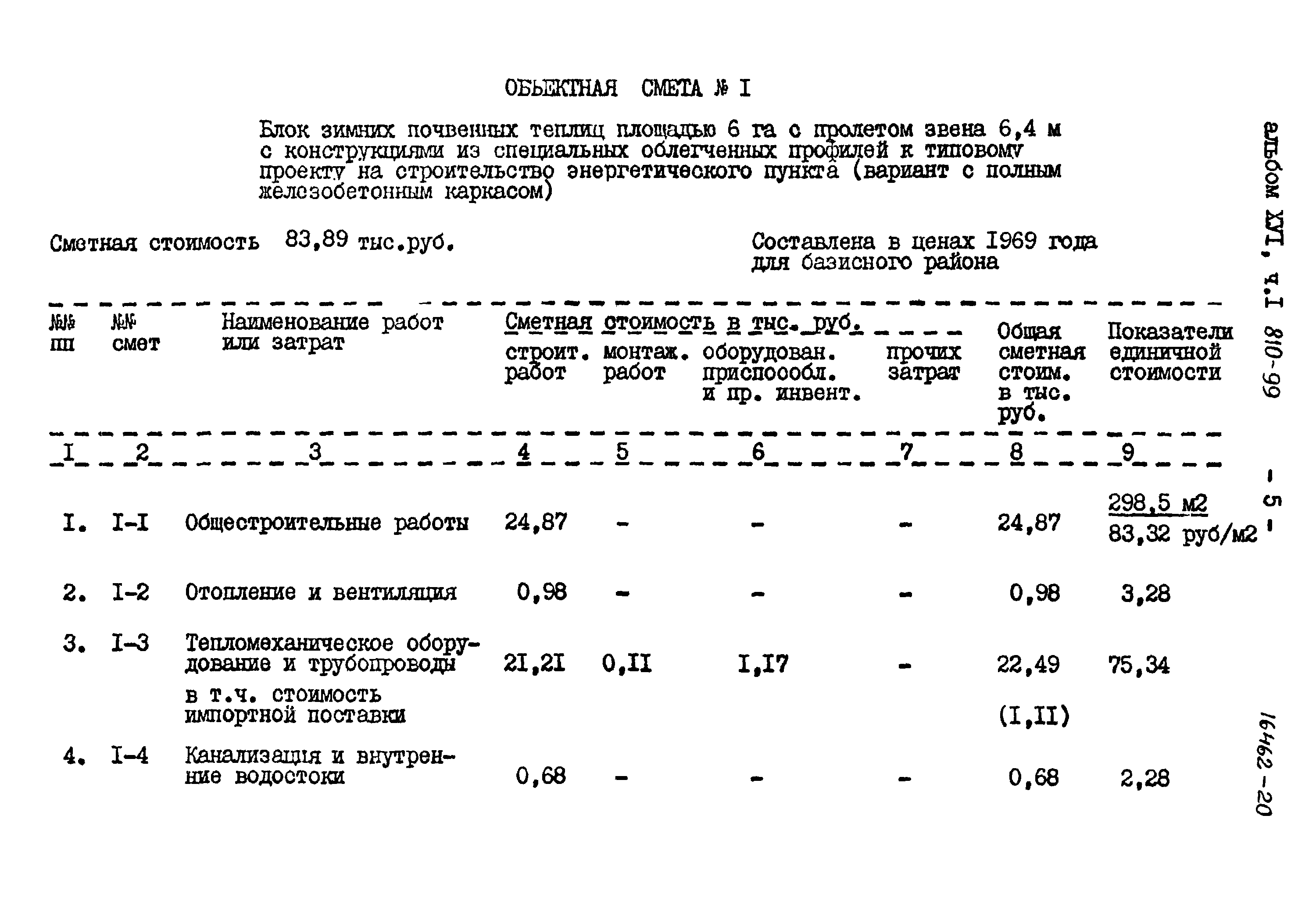 Типовой проект 810-99