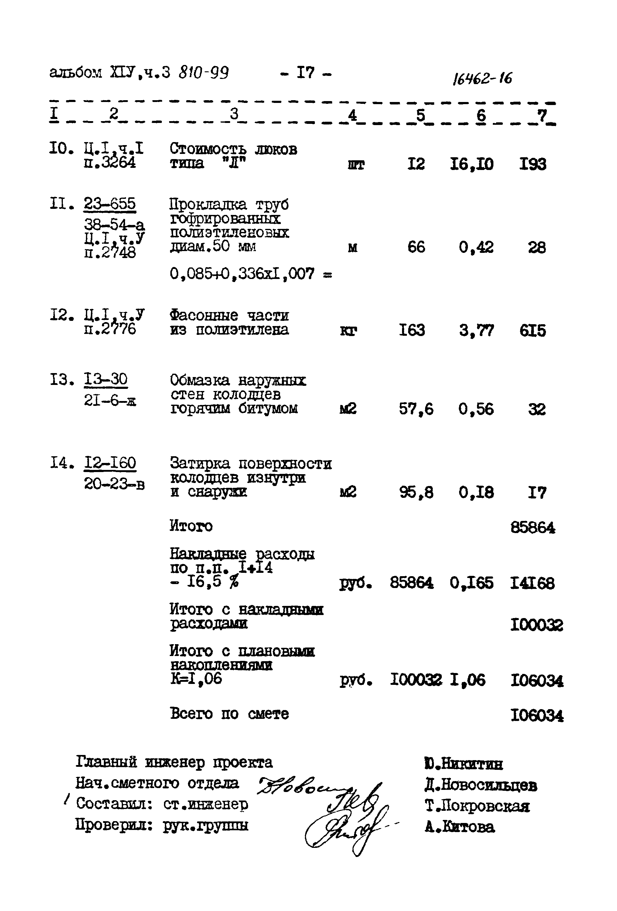 Типовой проект 810-99