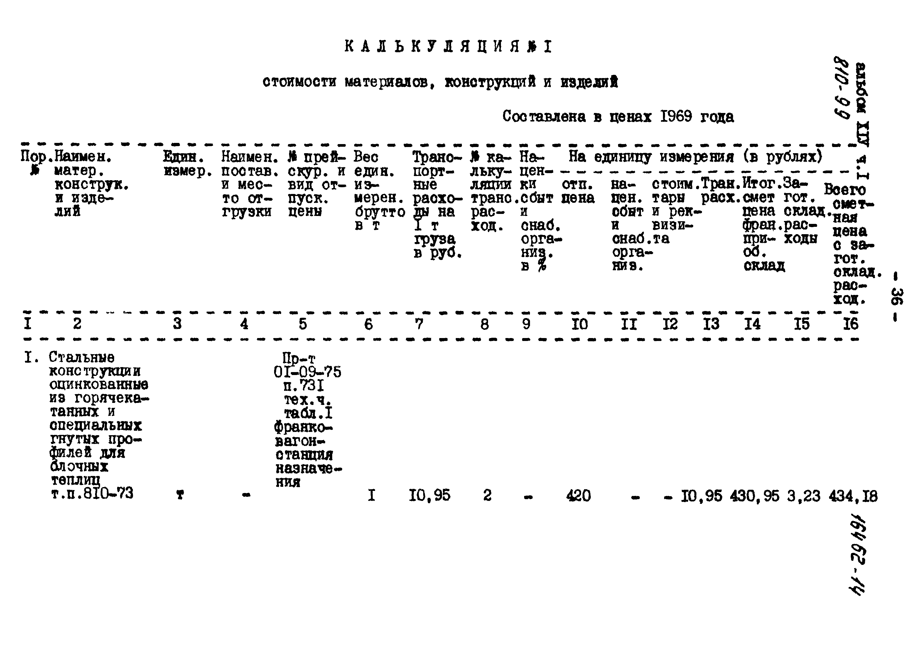 Типовой проект 810-99