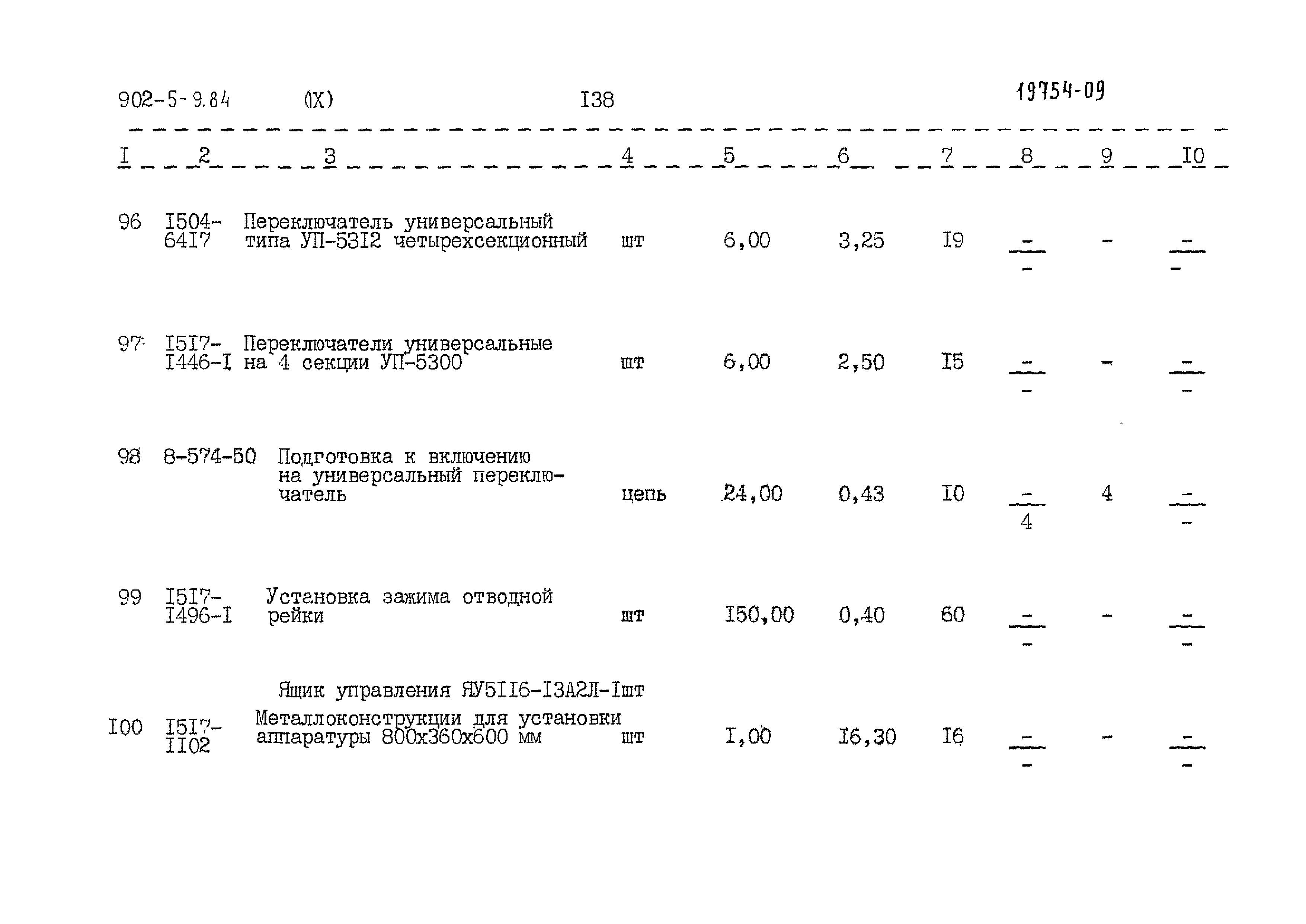 Типовой проект 902-5-9.84