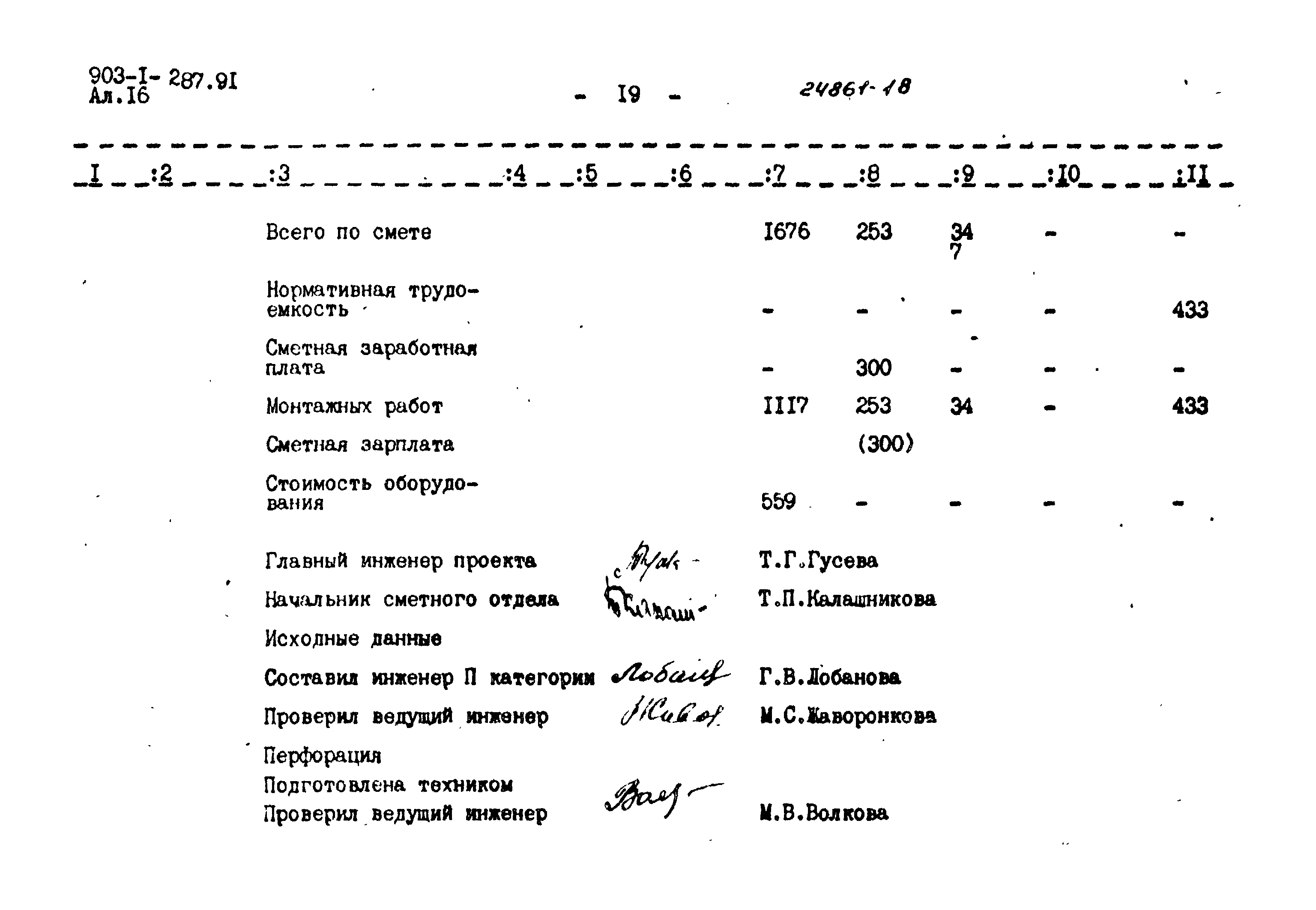 Типовой проект 903-1-287.91