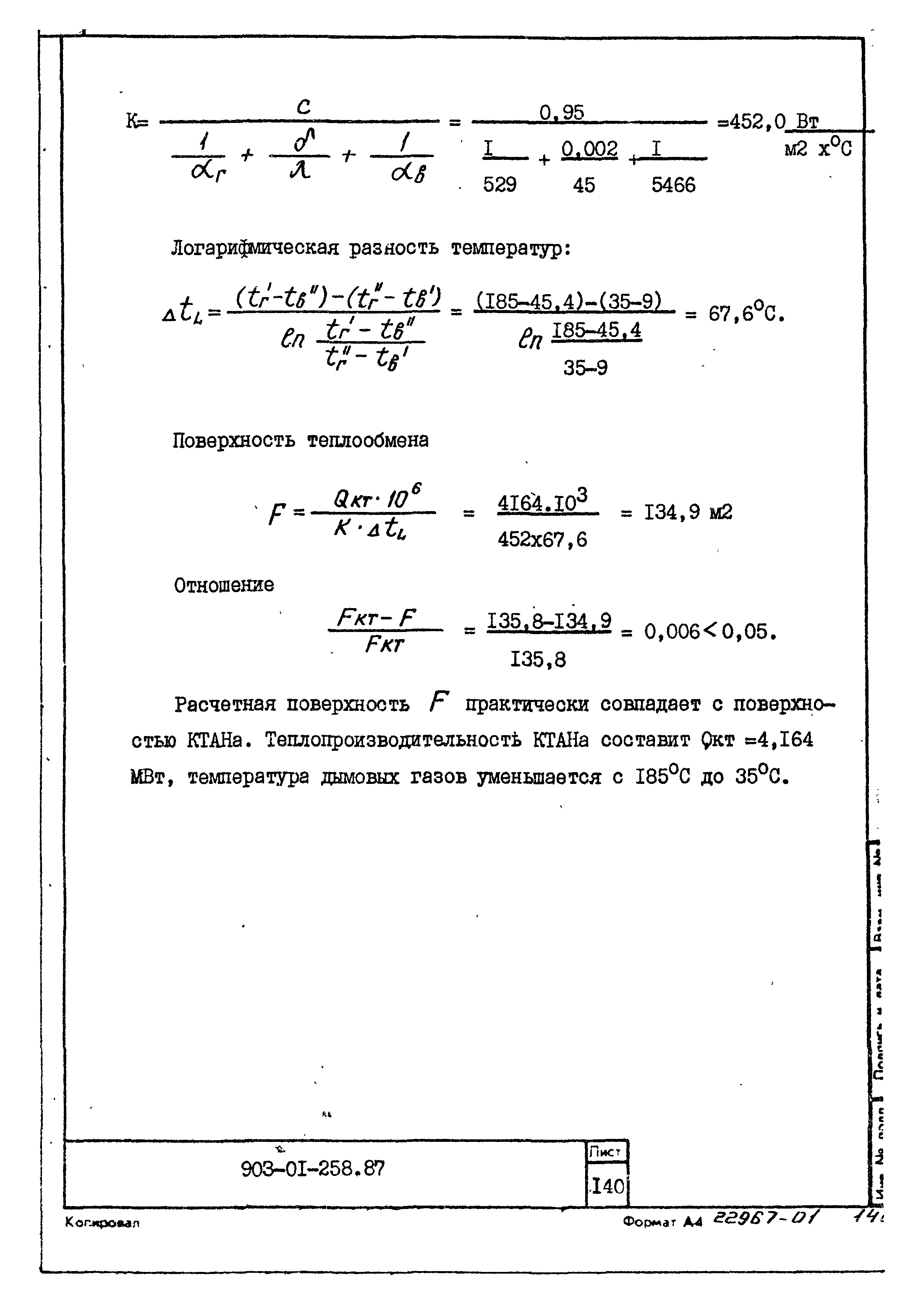 Типовые материалы для проектирования 903-01-258.87