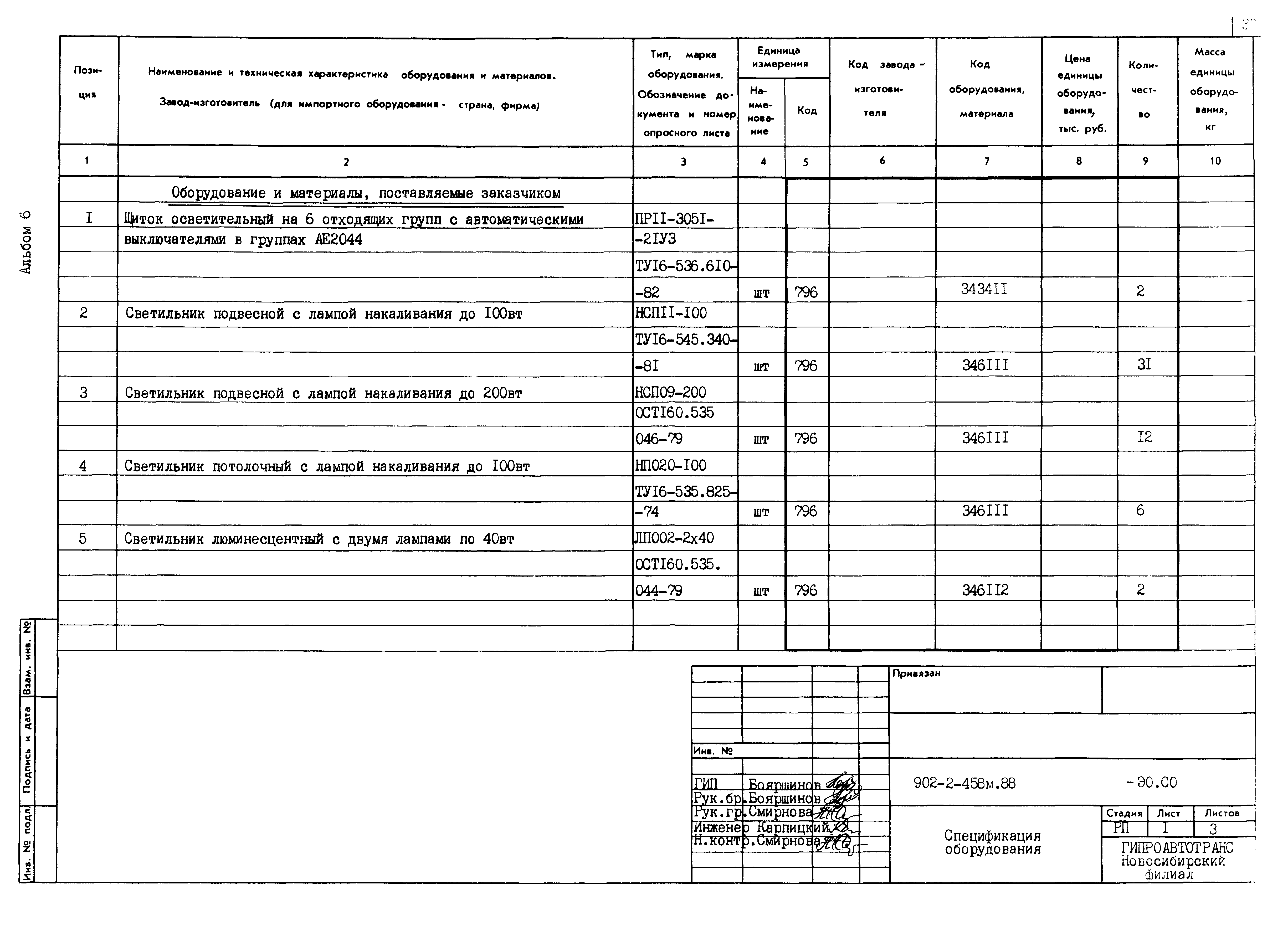 Типовой проект 902-2-458м.88