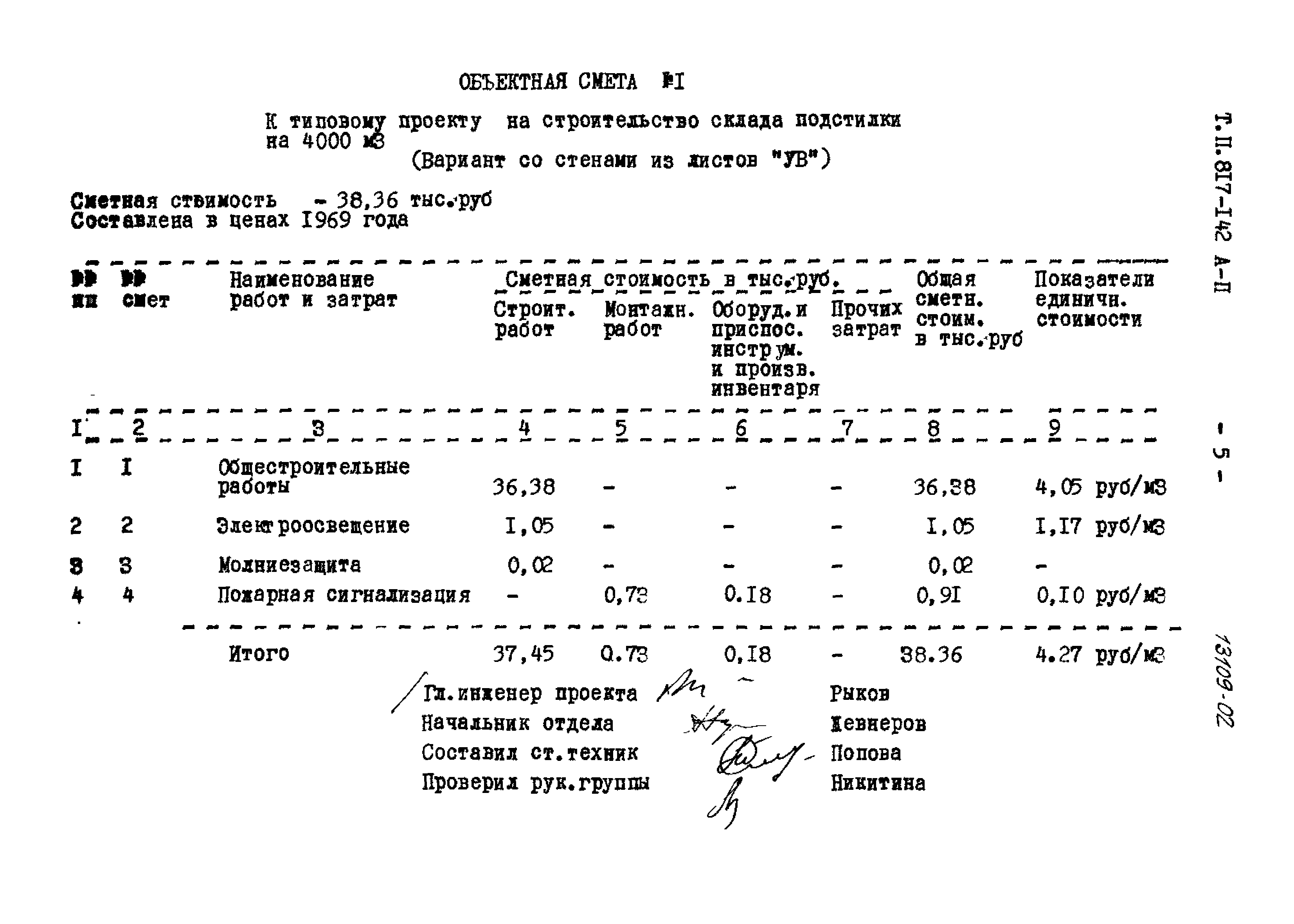 Типовой проект 817-142