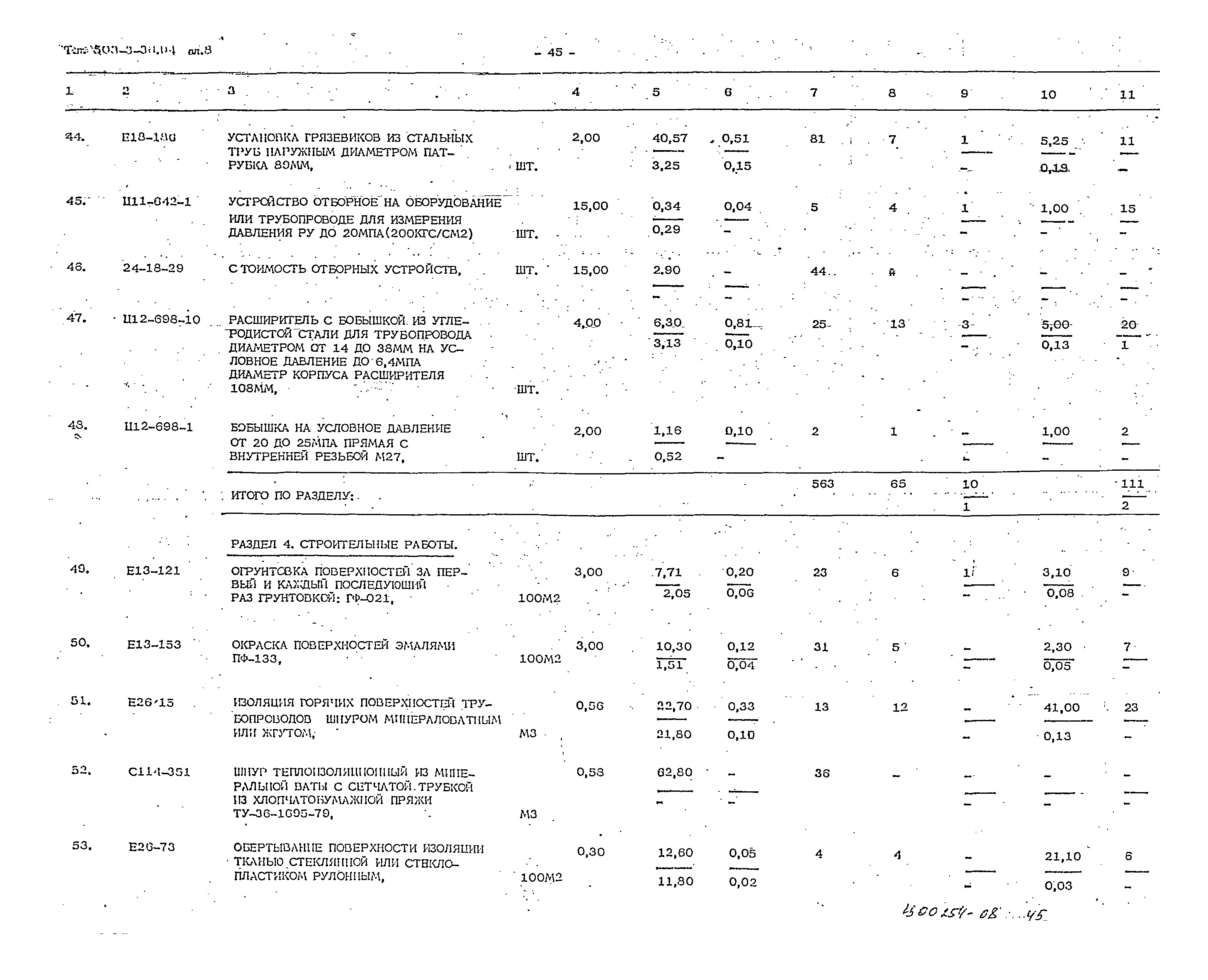 Типовой проект 503-3-36.94