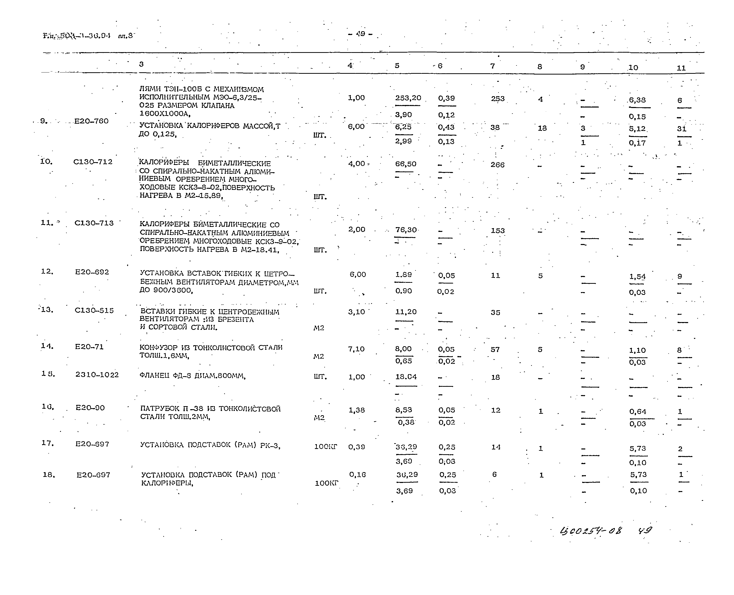 Типовой проект 503-3-36.94