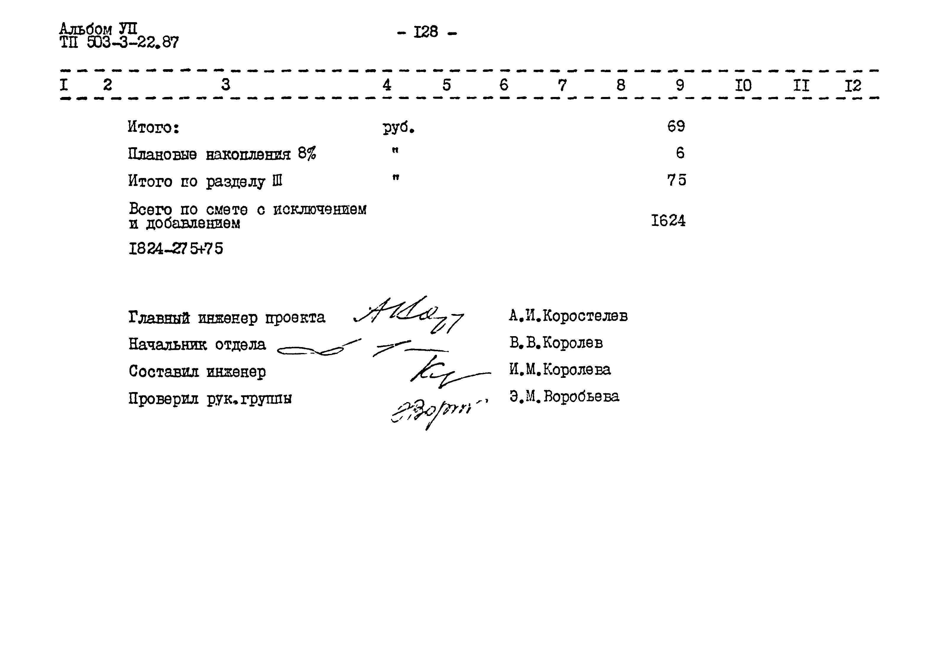 Типовой проект 503-3-22.87