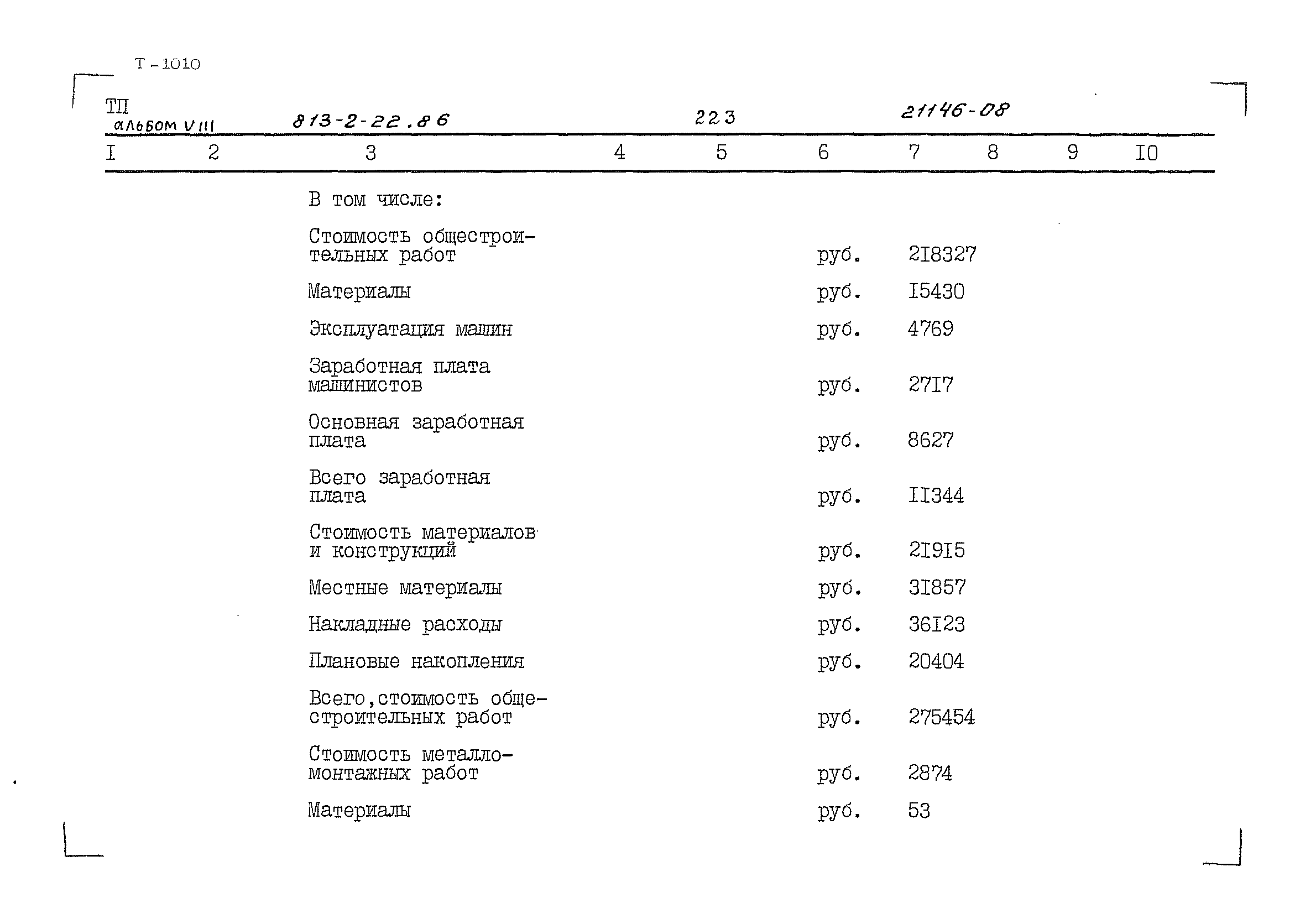 Типовой проект 813-2-22.86