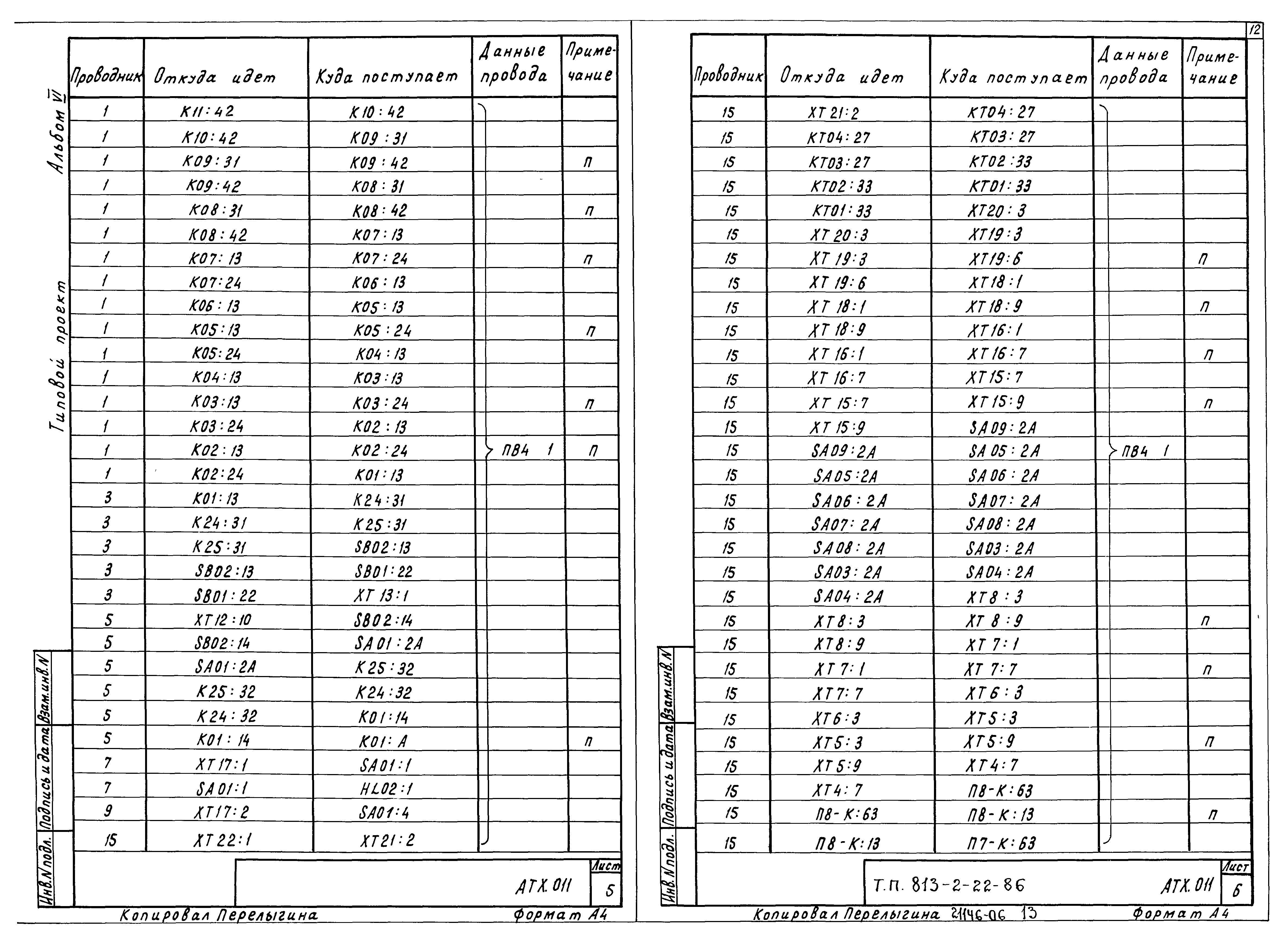 Типовой проект 813-2-22.86