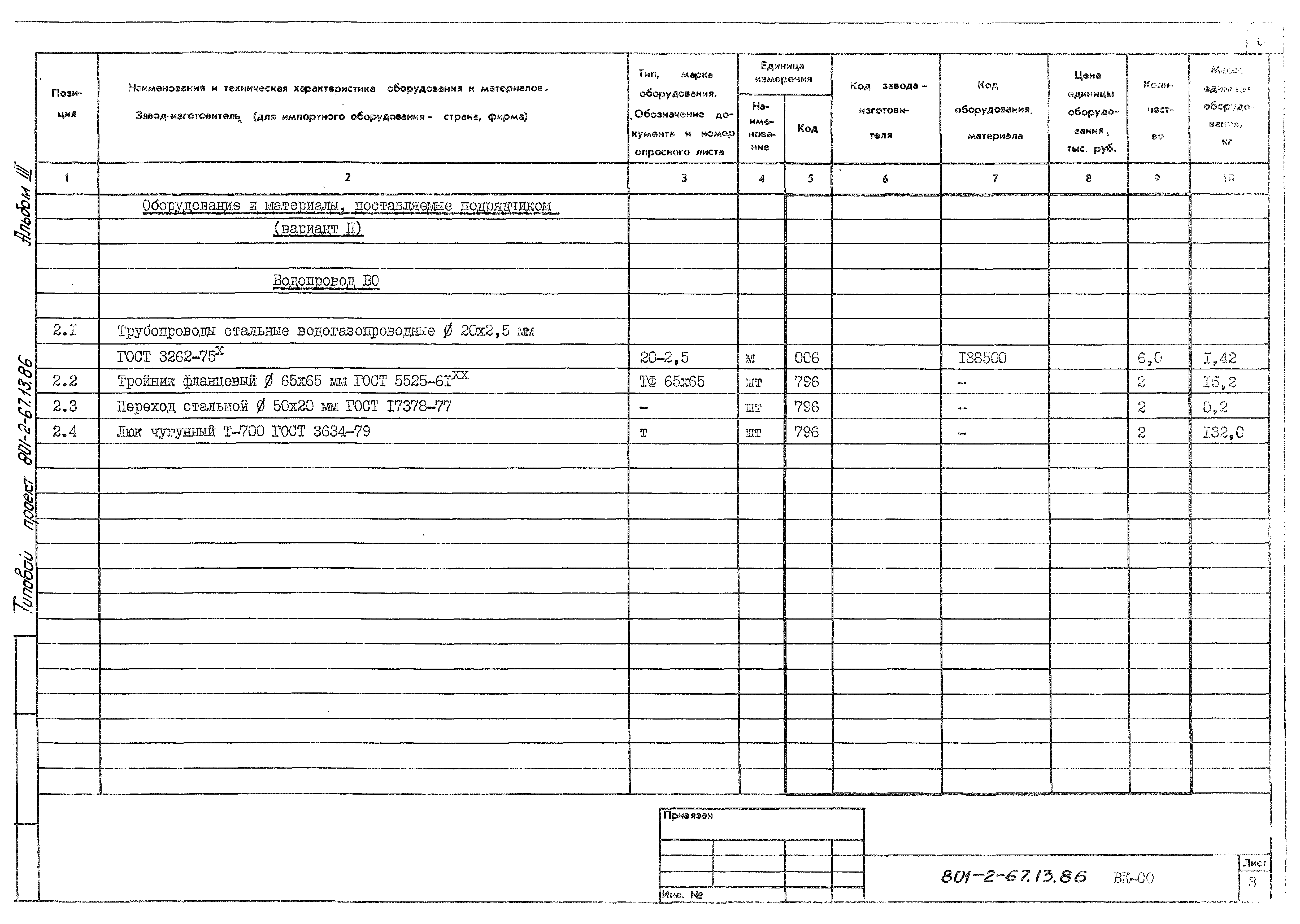 Типовой проект 801-2-67.13.86