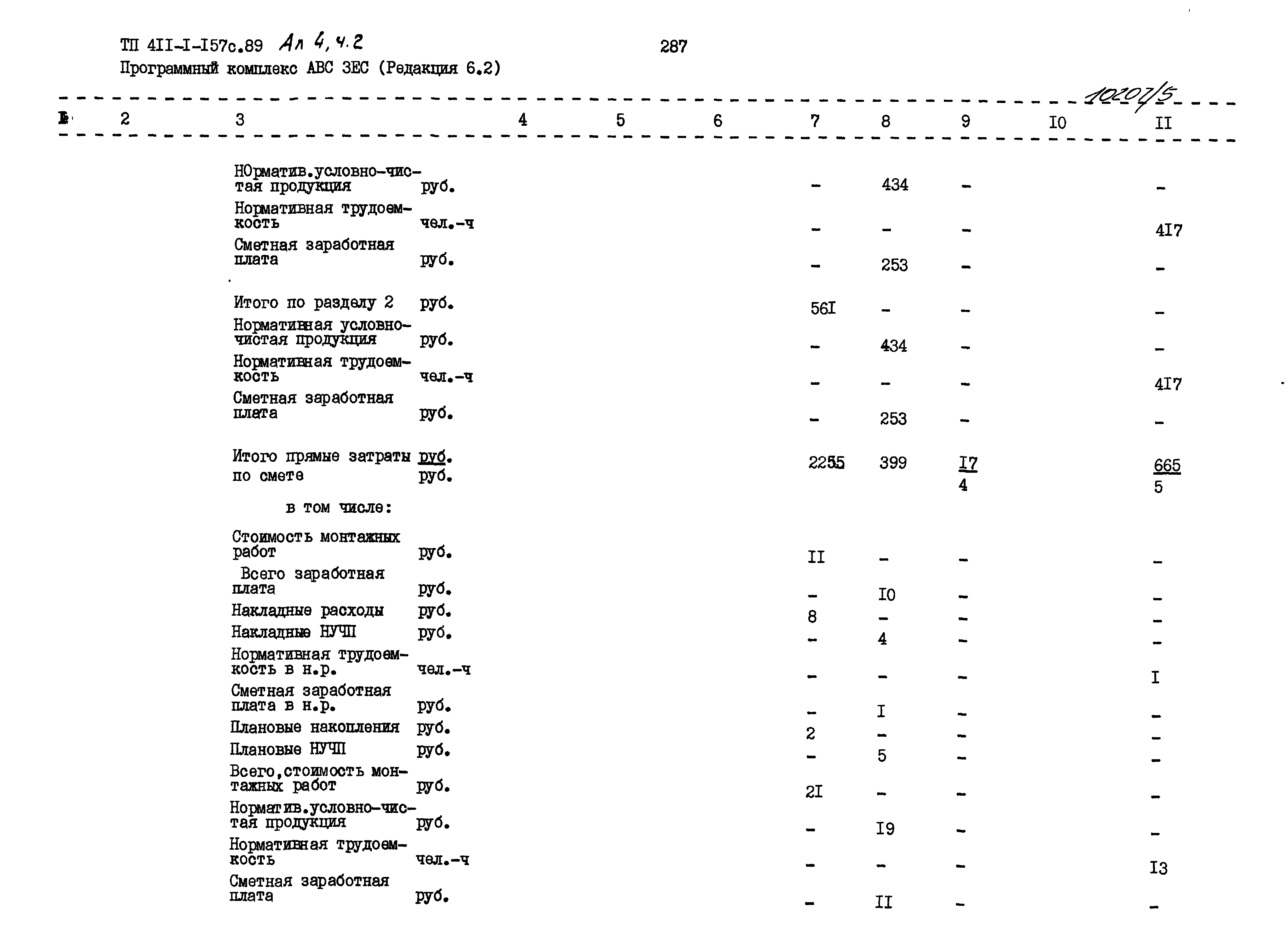 Типовой проект 411-1-157с.89