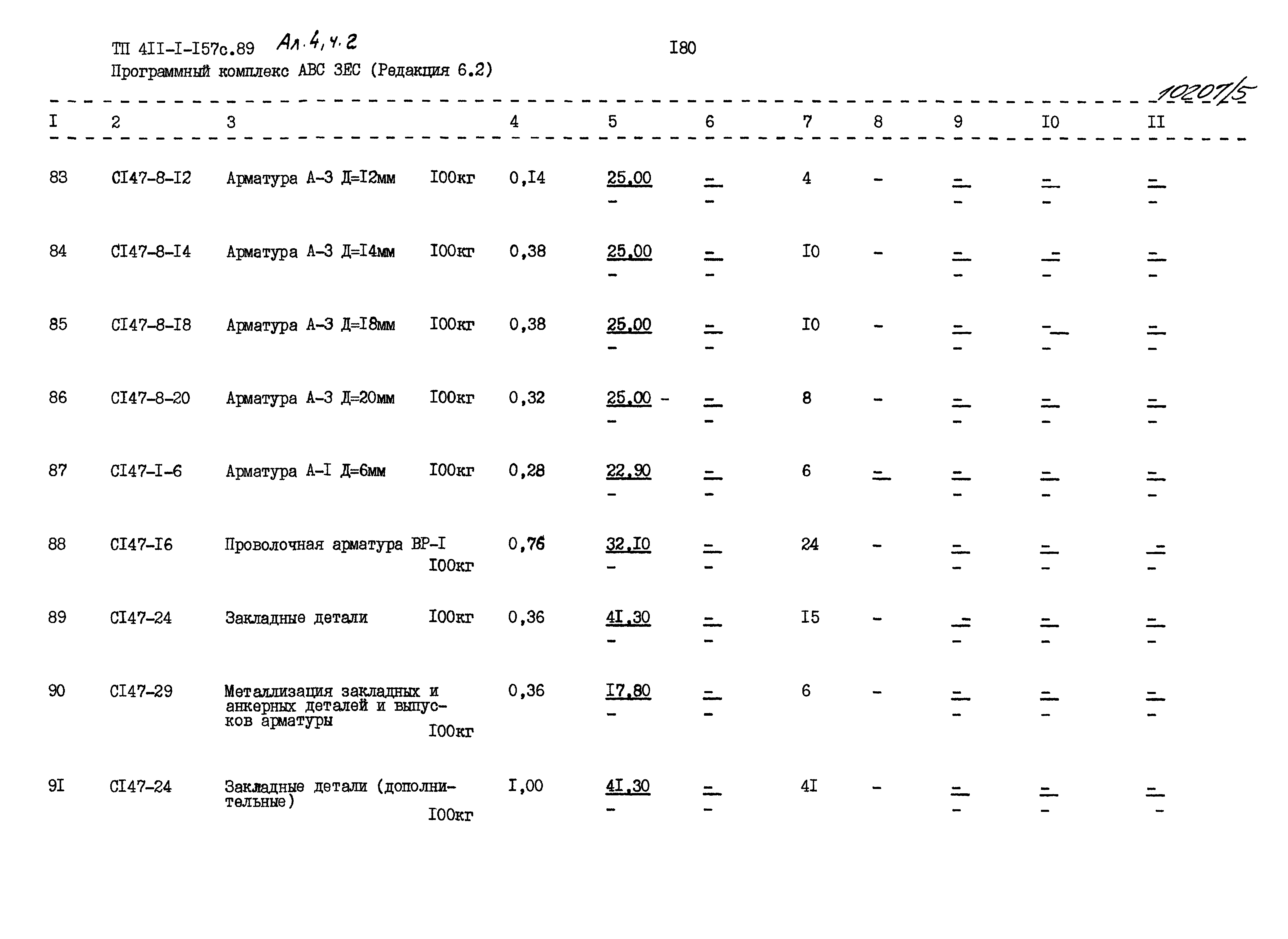 Типовой проект 411-1-157с.89